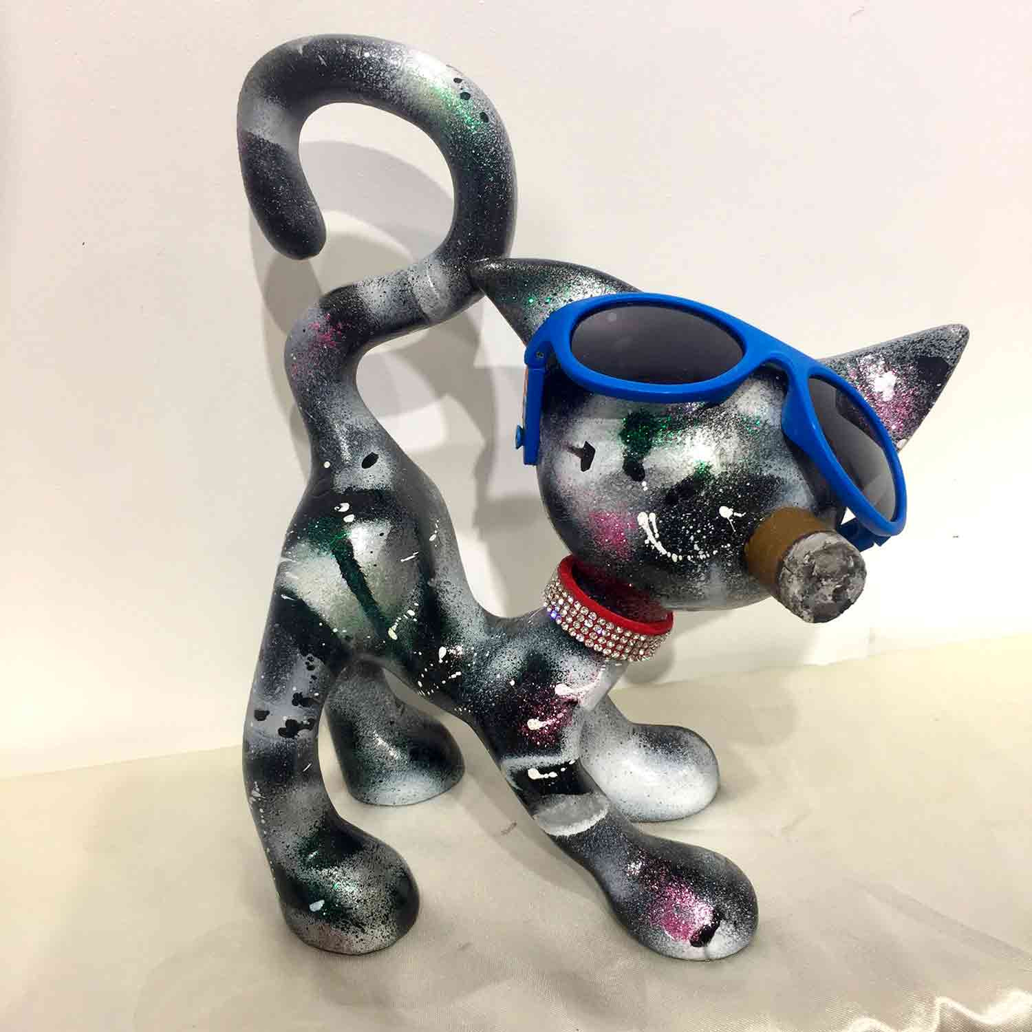 Patrick Cornée, My kitten is a rapper, sculpture - Artalistic online contemporary art buying and selling gallery