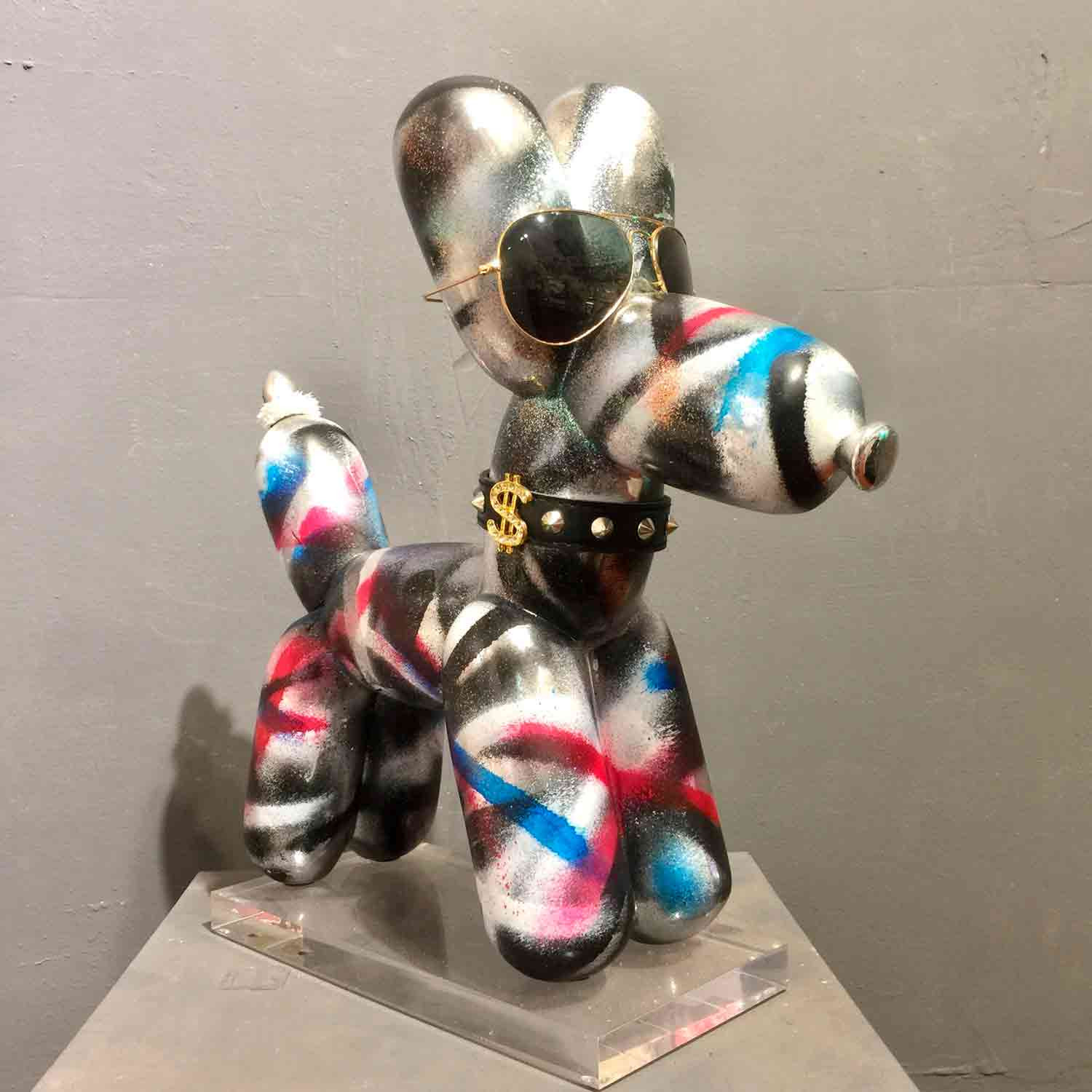 Patrick Cornée, Funny doggy, sculpture - Artalistic online contemporary art buying and selling gallery
