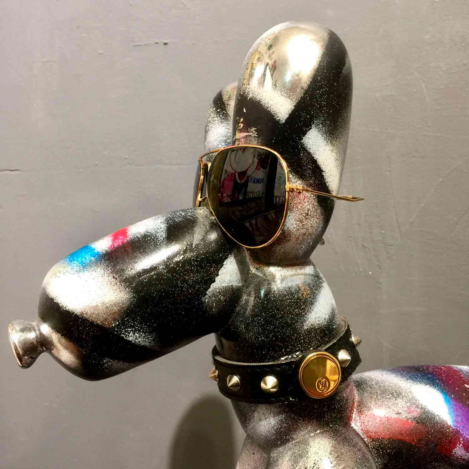 Patrick Cornée, Funny doggy, sculpture - Artalistic online contemporary art buying and selling gallery