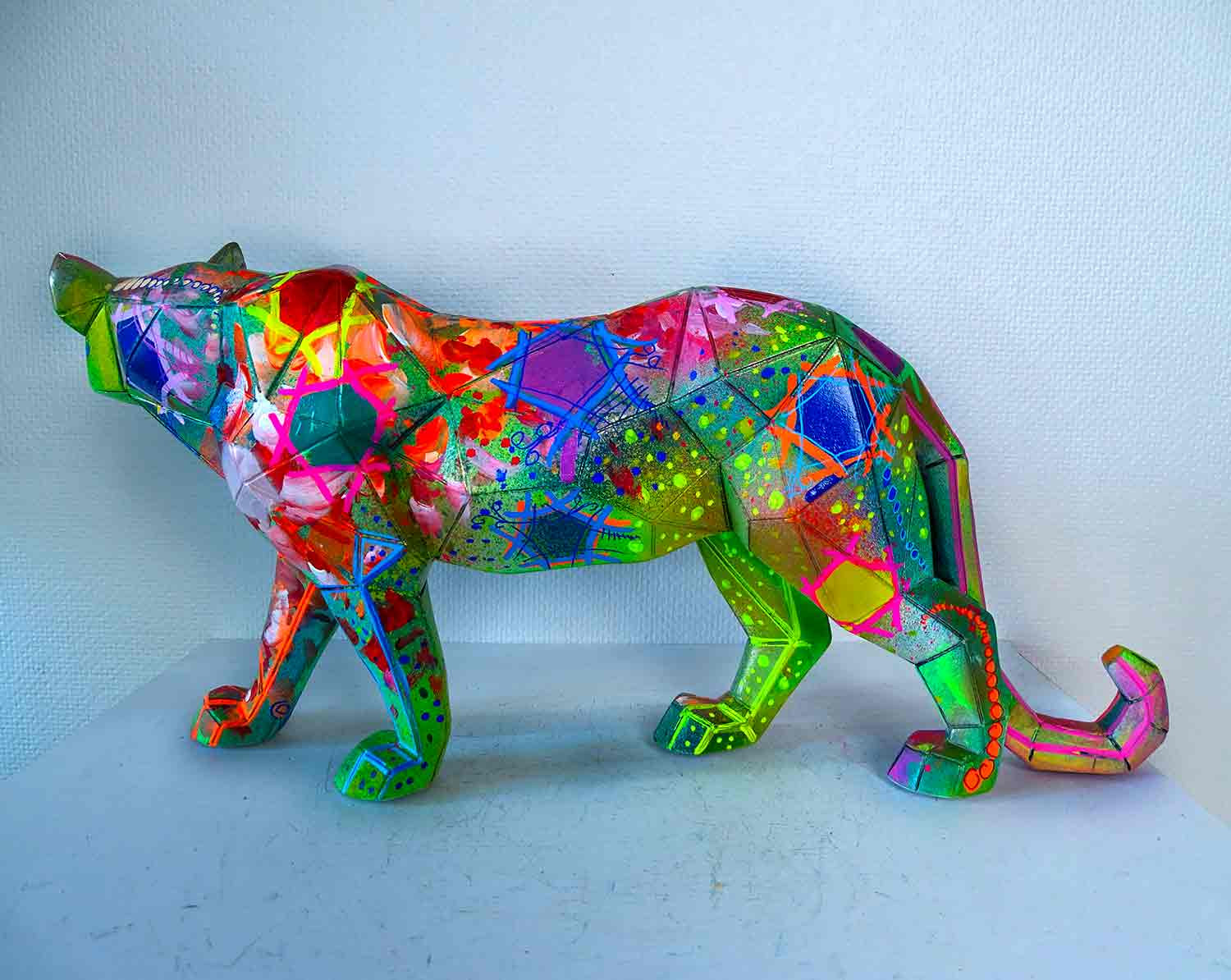 Priscilla Vettese, Fun fun panther, sculpture - Artalistic online contemporary art buying and selling gallery