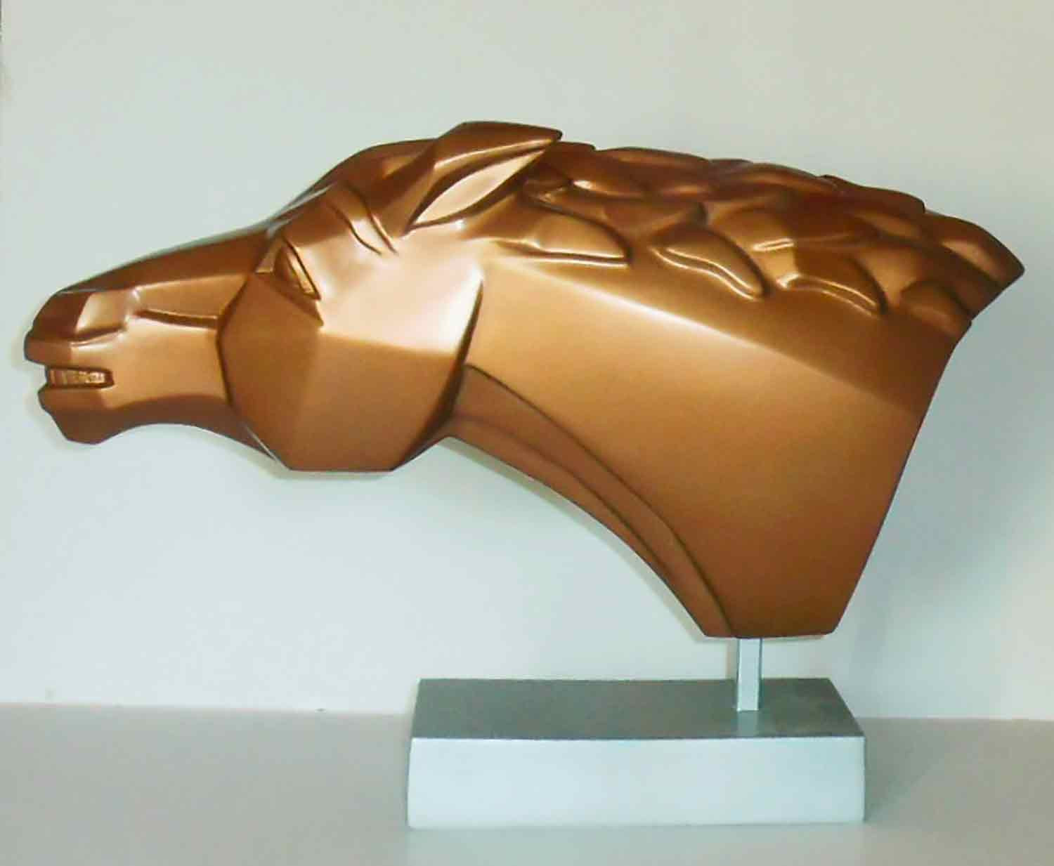 Christian Choquet, tête de cheval, sculpture - Artalistic online contemporary art buying and selling gallery