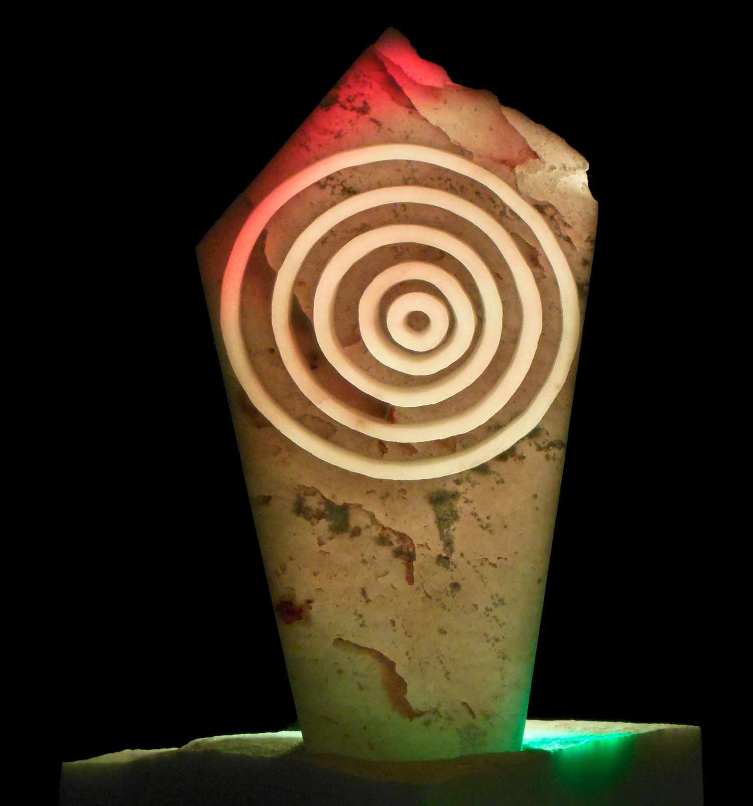 Marc Mugnier, lumières circulaires, sculpture - Artalistic online contemporary art buying and selling gallery