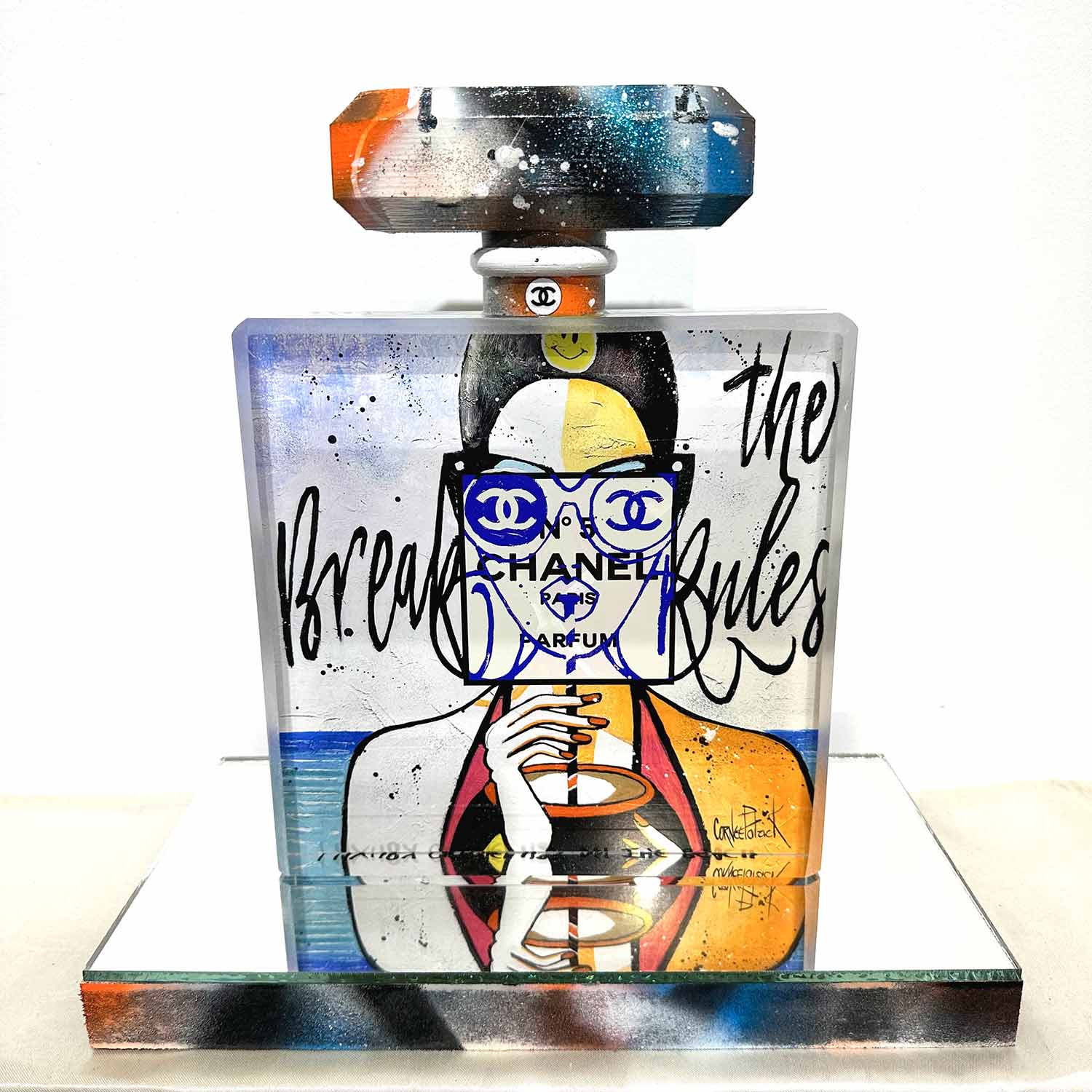 Patrick Cornée, Luxury Chanel N°5, sculpture - Artalistic online contemporary art buying and selling gallery