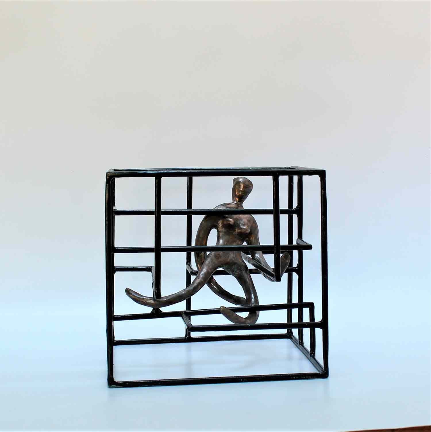 Didier Fournier, Cage, sculpture - Artalistic online contemporary art buying and selling gallery