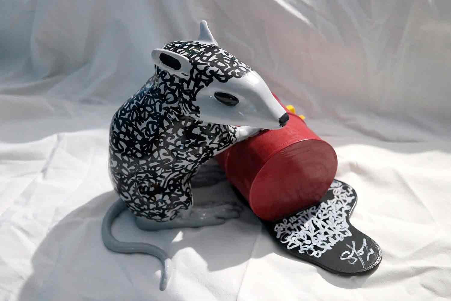 Stoz, The tossic rat, sculpture - Artalistic online contemporary art buying and selling gallery