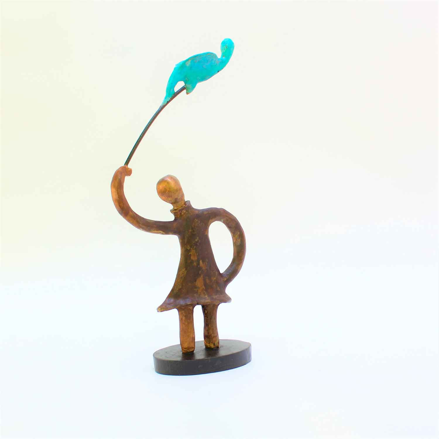 Didier Fournier, Oiseau bleu, sculpture - Artalistic online contemporary art buying and selling gallery