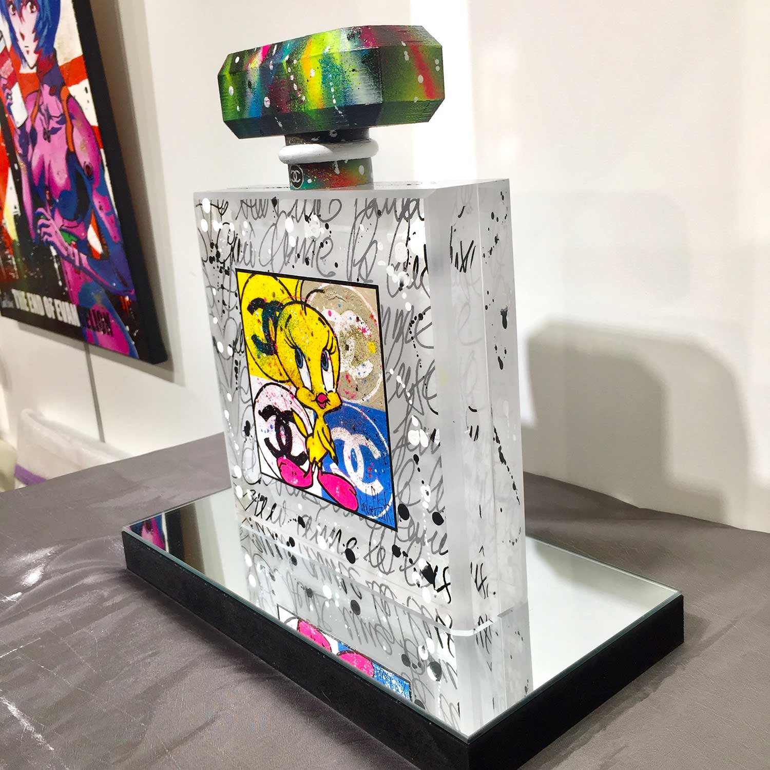 Patrick Cornée, Luxury Chanel n°5, Titi, sculpture - Artalistic online contemporary art buying and selling gallery