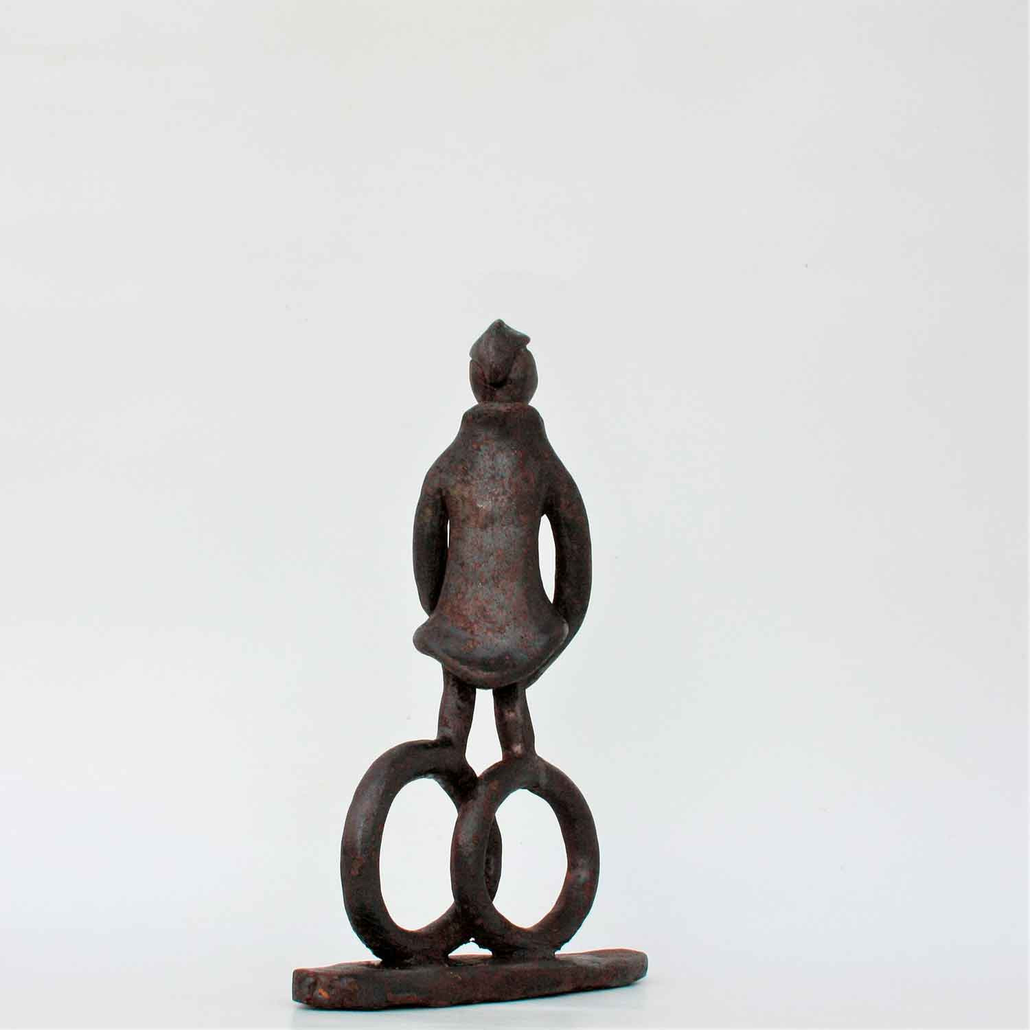 Didier Fournier, cycliste, sculpture - Artalistic online contemporary art buying and selling gallery