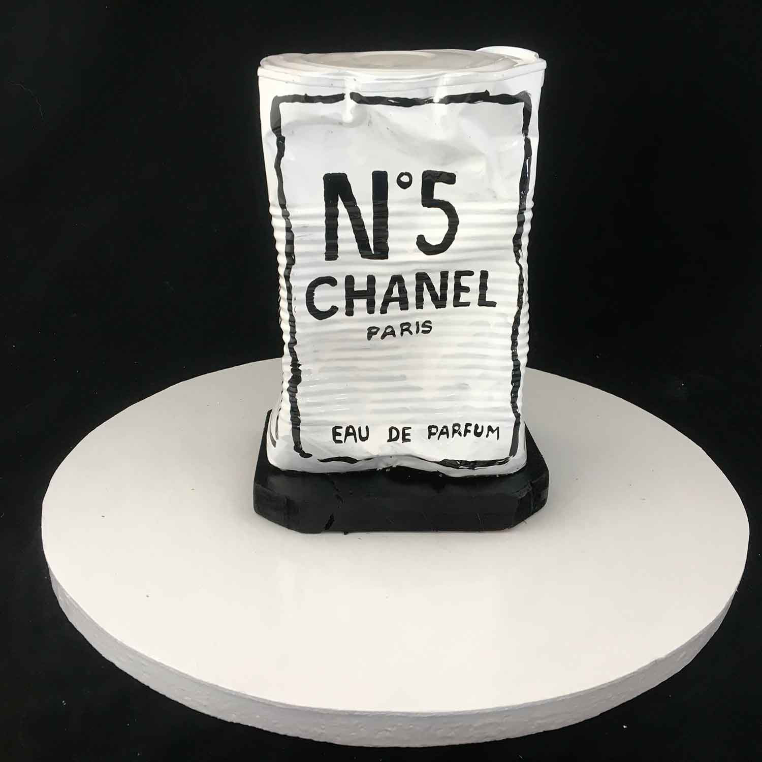 Norman Gekko, All fucked up Chanel N.5 Box, sculpture - Artalistic online contemporary art buying and selling gallery