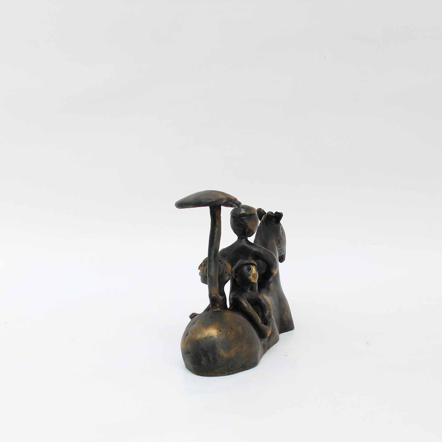 Didier Fournier, Promenade à cheval, sculpture - Artalistic online contemporary art buying and selling gallery