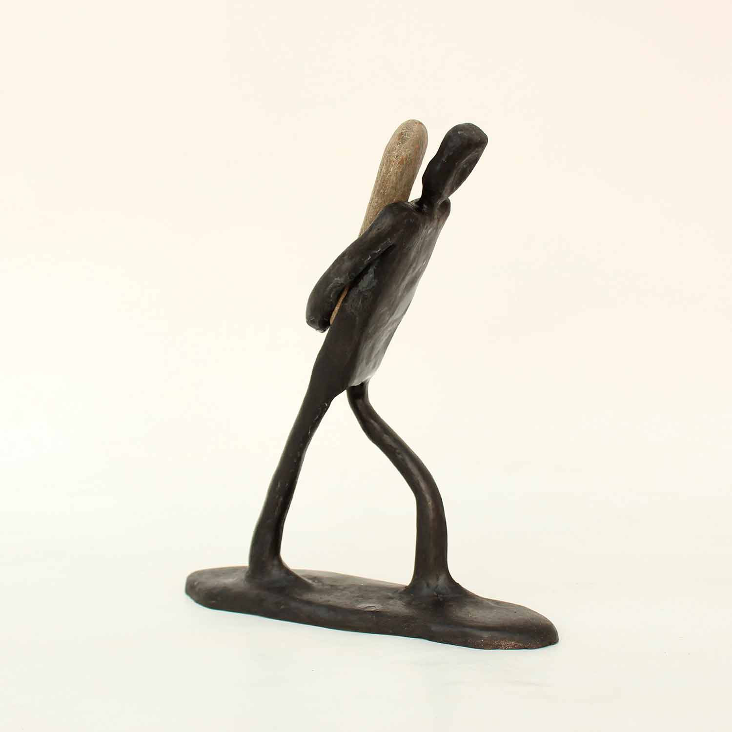 Didier Fournier, L'homme qui porte, sculpture - Artalistic online contemporary art buying and selling gallery