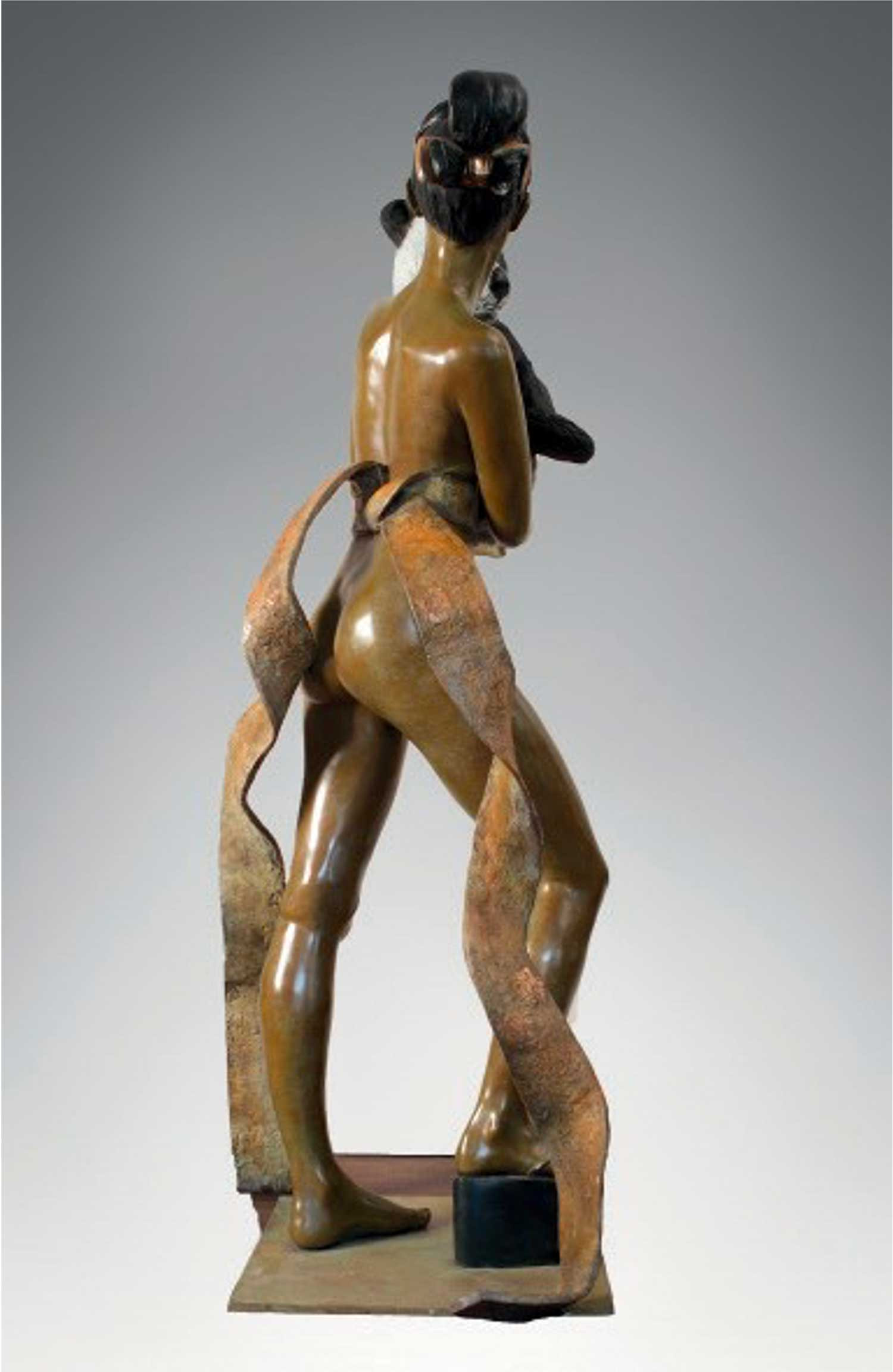 Béatrice Bissara, Mimiko et le Panda, sculpture - Artalistic online contemporary art buying and selling gallery