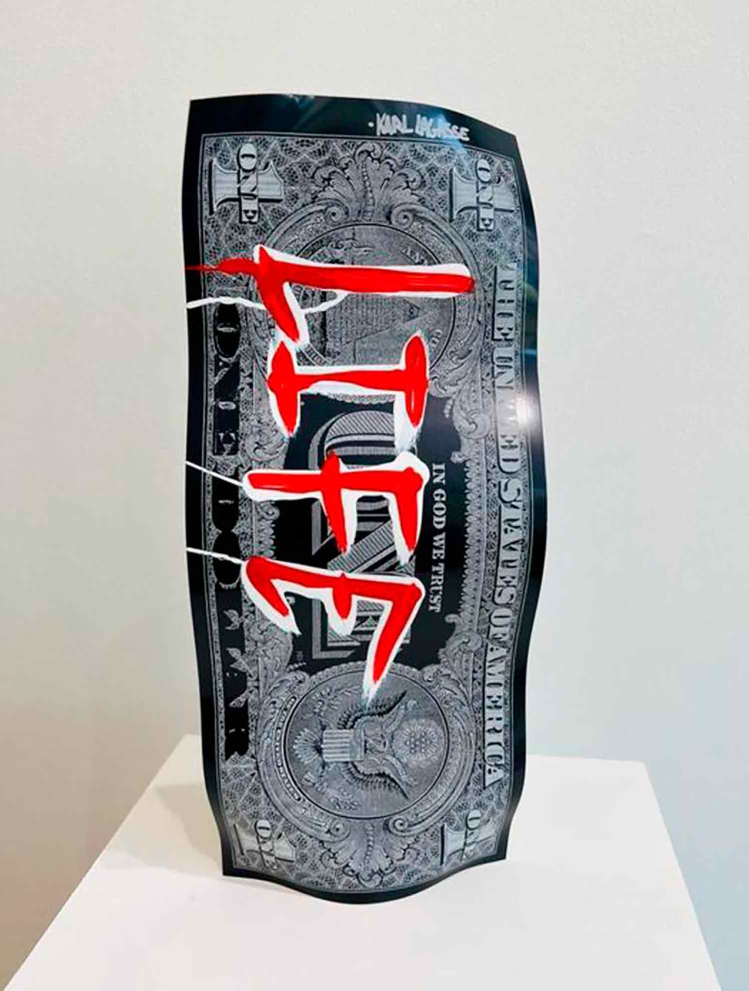 Karl Lagasse, One dollar, sculpture - Artalistic online contemporary art buying and selling gallery