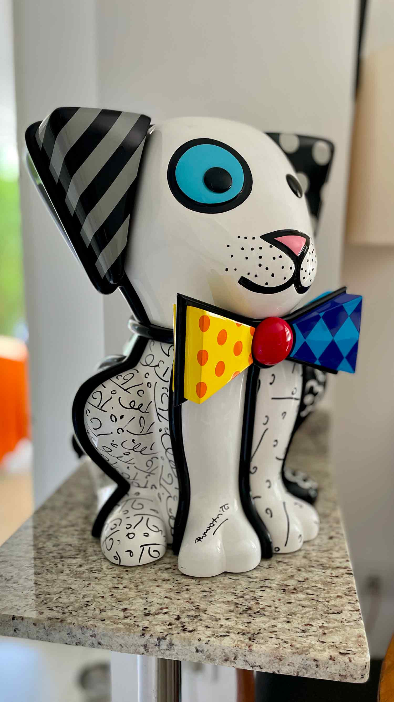 Romero Britto, The favorite Dalmatian, sculpture - Artalistic online contemporary art buying and selling gallery