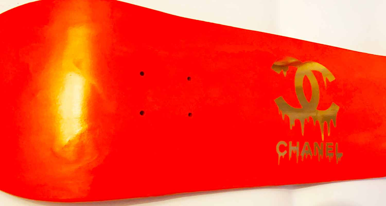 Rose, Skate Chanel, sculpture - Artalistic online contemporary art buying and selling gallery