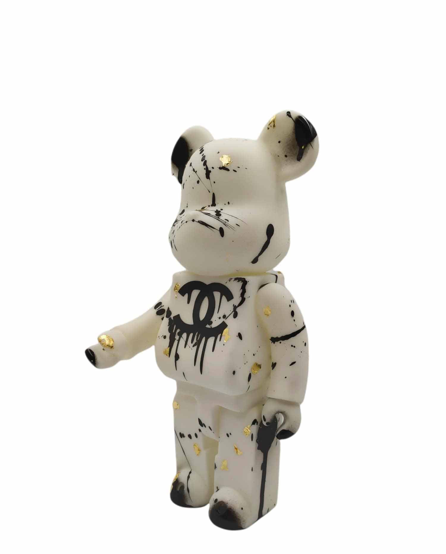 Vili, Bearbrick Chanel white, sculpture - Artalistic online contemporary art buying and selling gallery