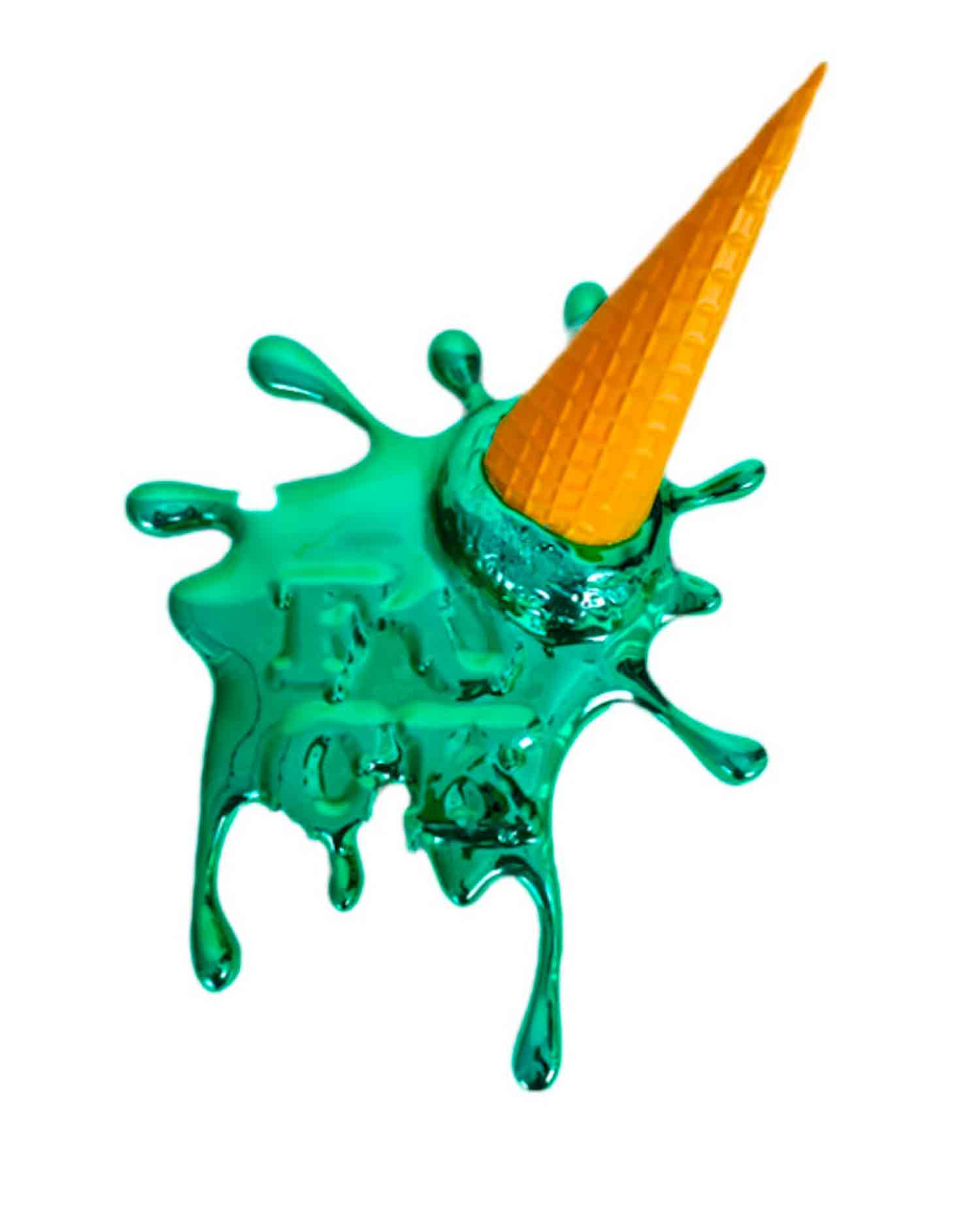 Sagrasse, Fucking world gold, sculpture - Artalistic online contemporary art buying and selling gallery