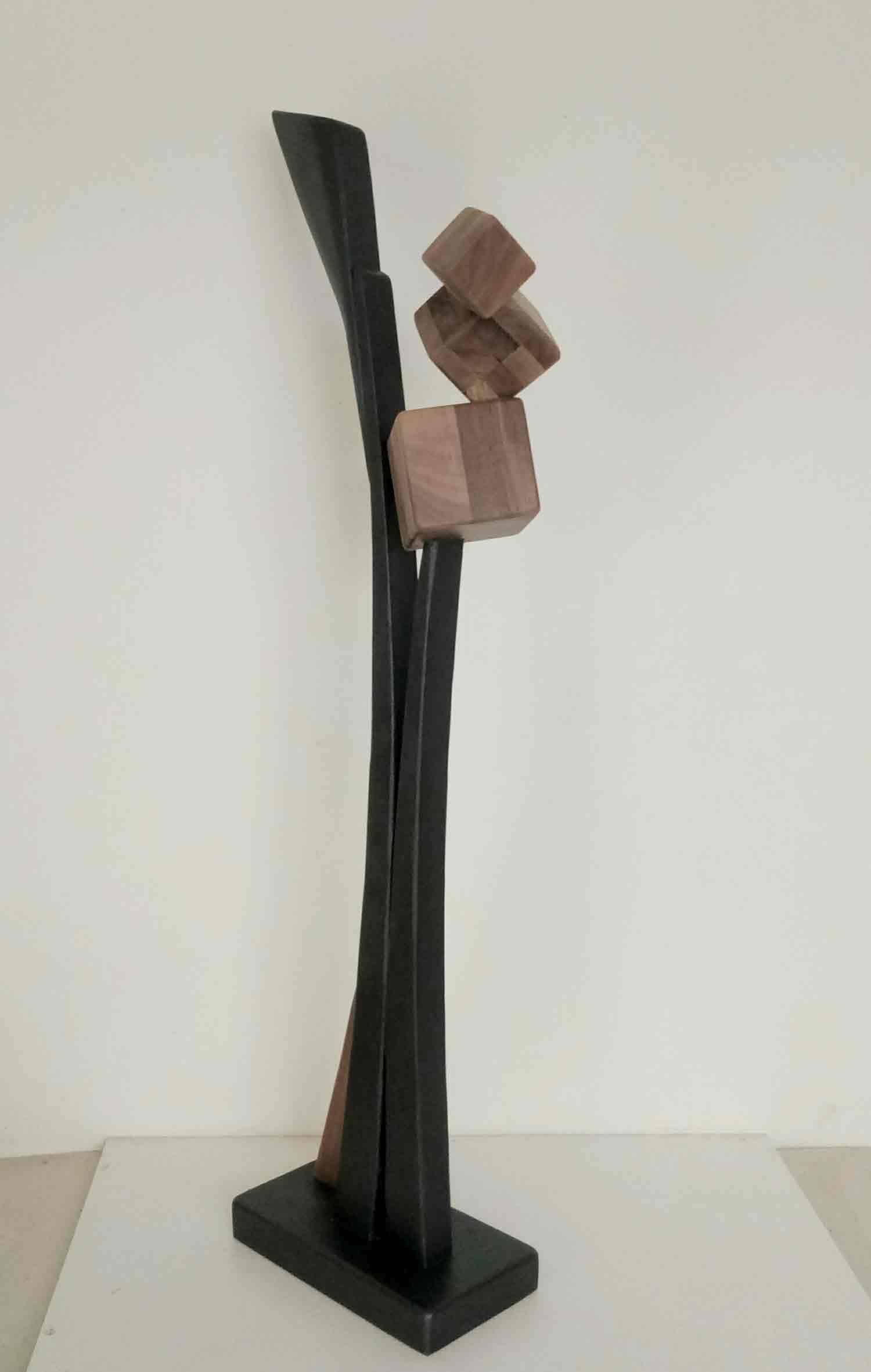 A+D Art, Cubismo di noce-7, sculpture - Artalistic online contemporary art buying and selling gallery