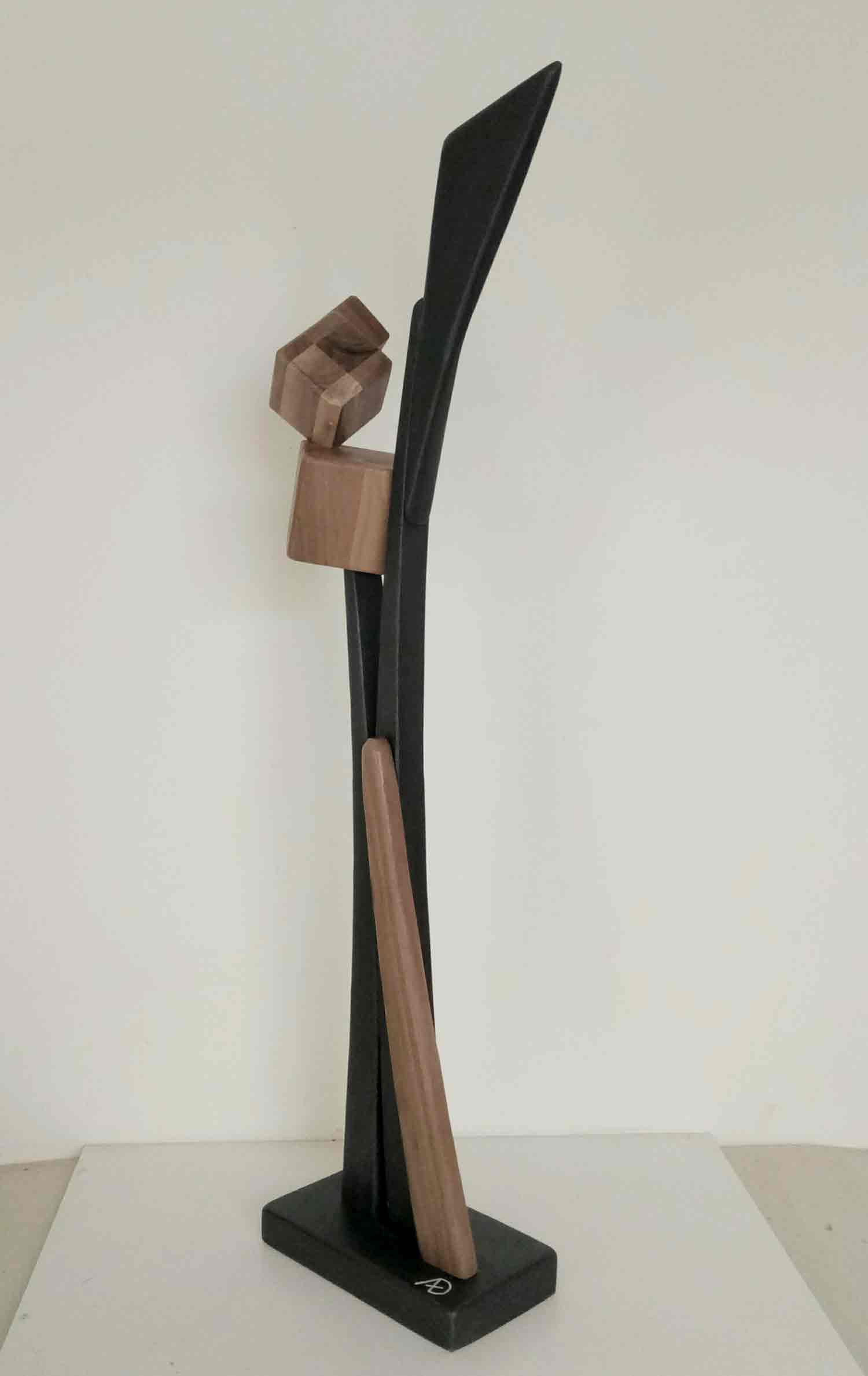 A+D Art, Cubismo di noce-7, sculpture - Artalistic online contemporary art buying and selling gallery