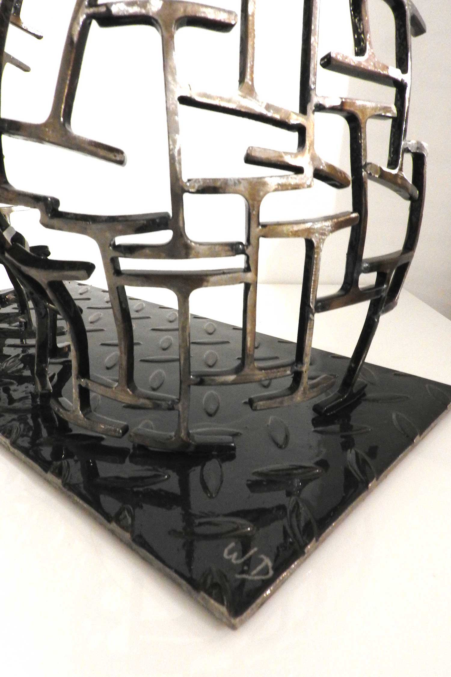 Contemporary Art Steel Sculpture Abelia Willian David
