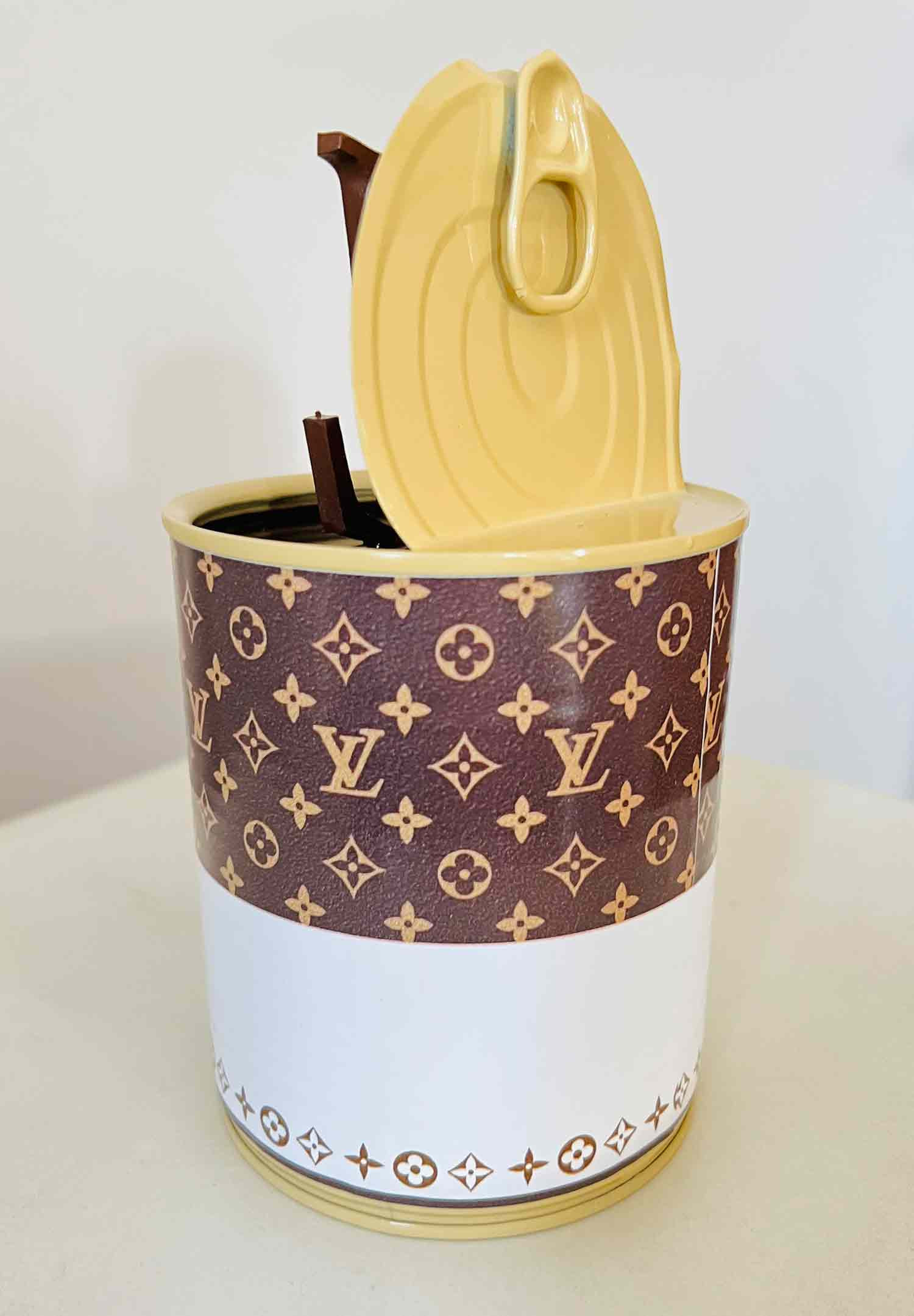 Ted Pop Art, Campbell's soup LV, sculpture - Artalistic online contemporary art buying and selling gallery
