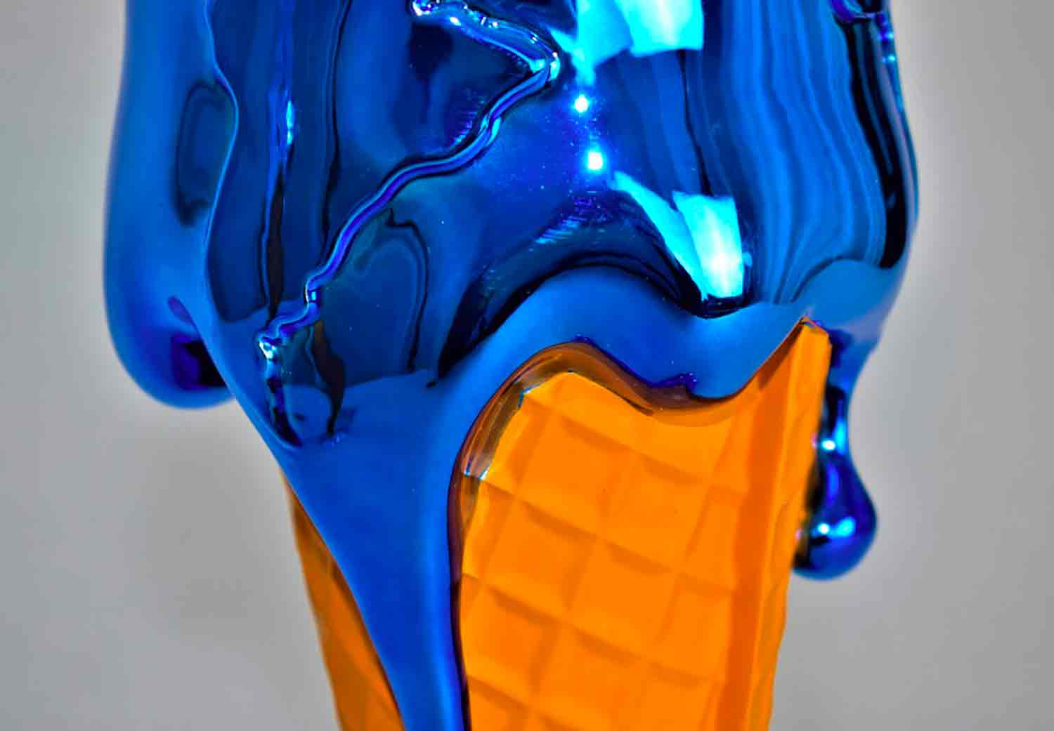 Sagrasse, The last ice cream blue, sculpture - Artalistic online contemporary art buying and selling gallery