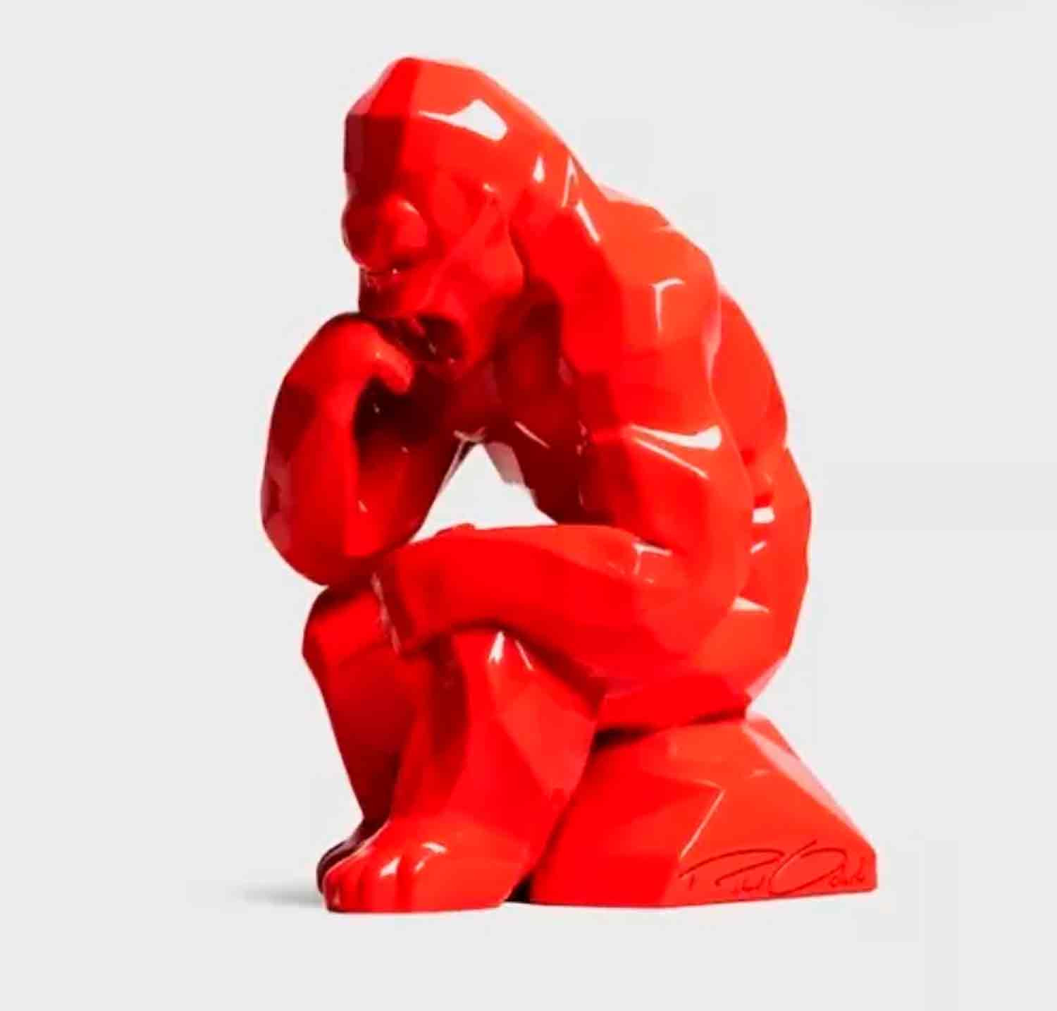 Richard Orlinski, Kong penseur, Sculpture - Artalistic online contemporary art buying and selling gallery