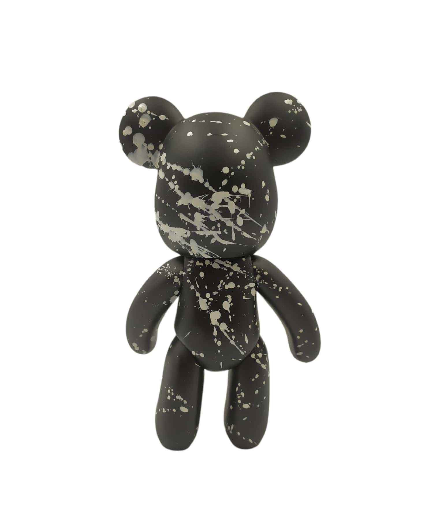 Contemporary Art - Mixed media on resin - Bearbrick Chanel Black - Vili