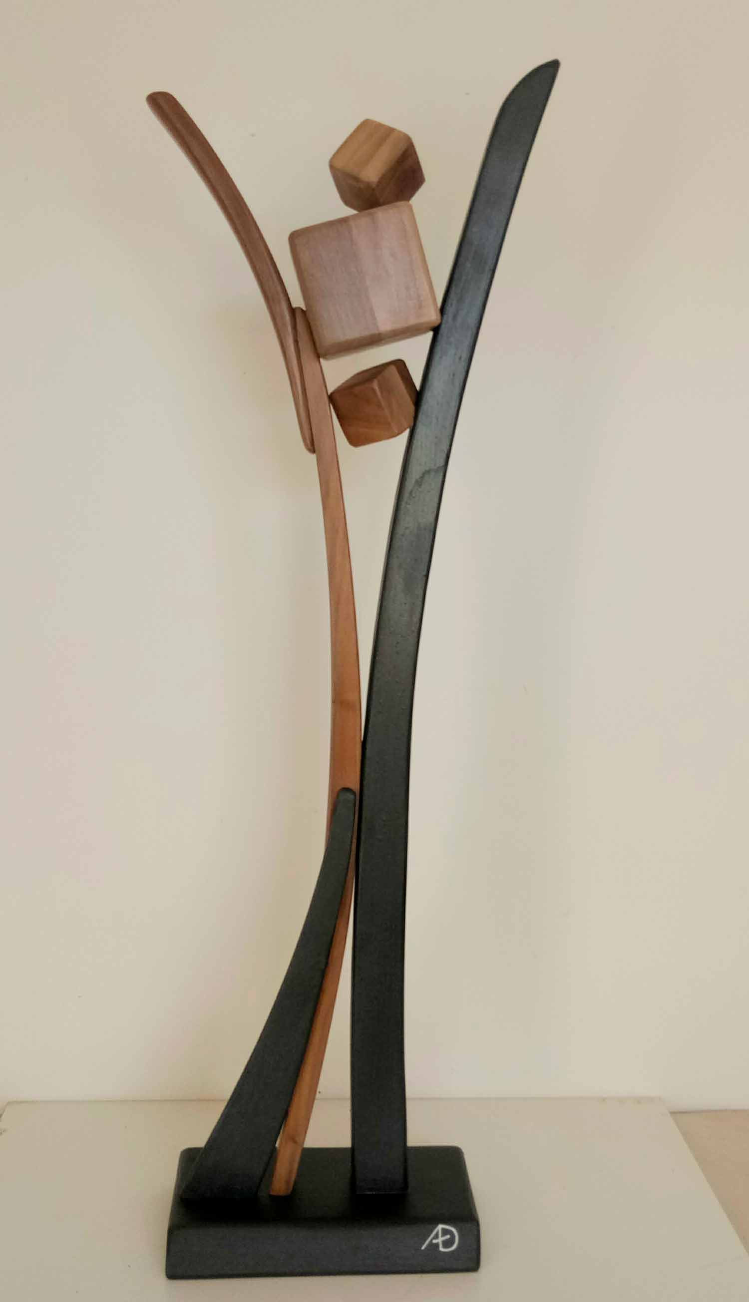 A+D Art, Cubismo di noce, sculpture - Artalistic online contemporary art buying and selling gallery