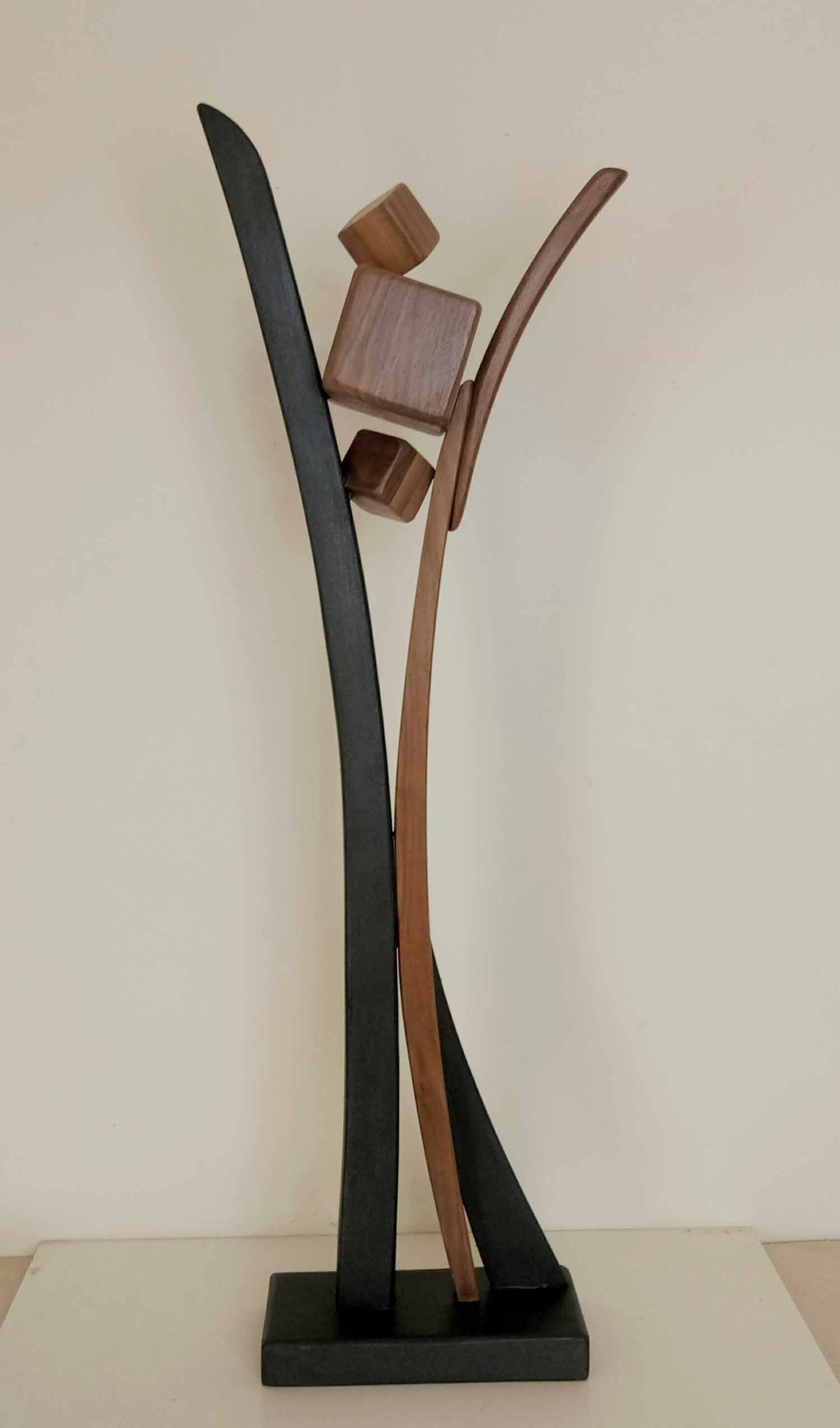 A+D Art, Cubismo di noce, sculpture - Artalistic online contemporary art buying and selling gallery