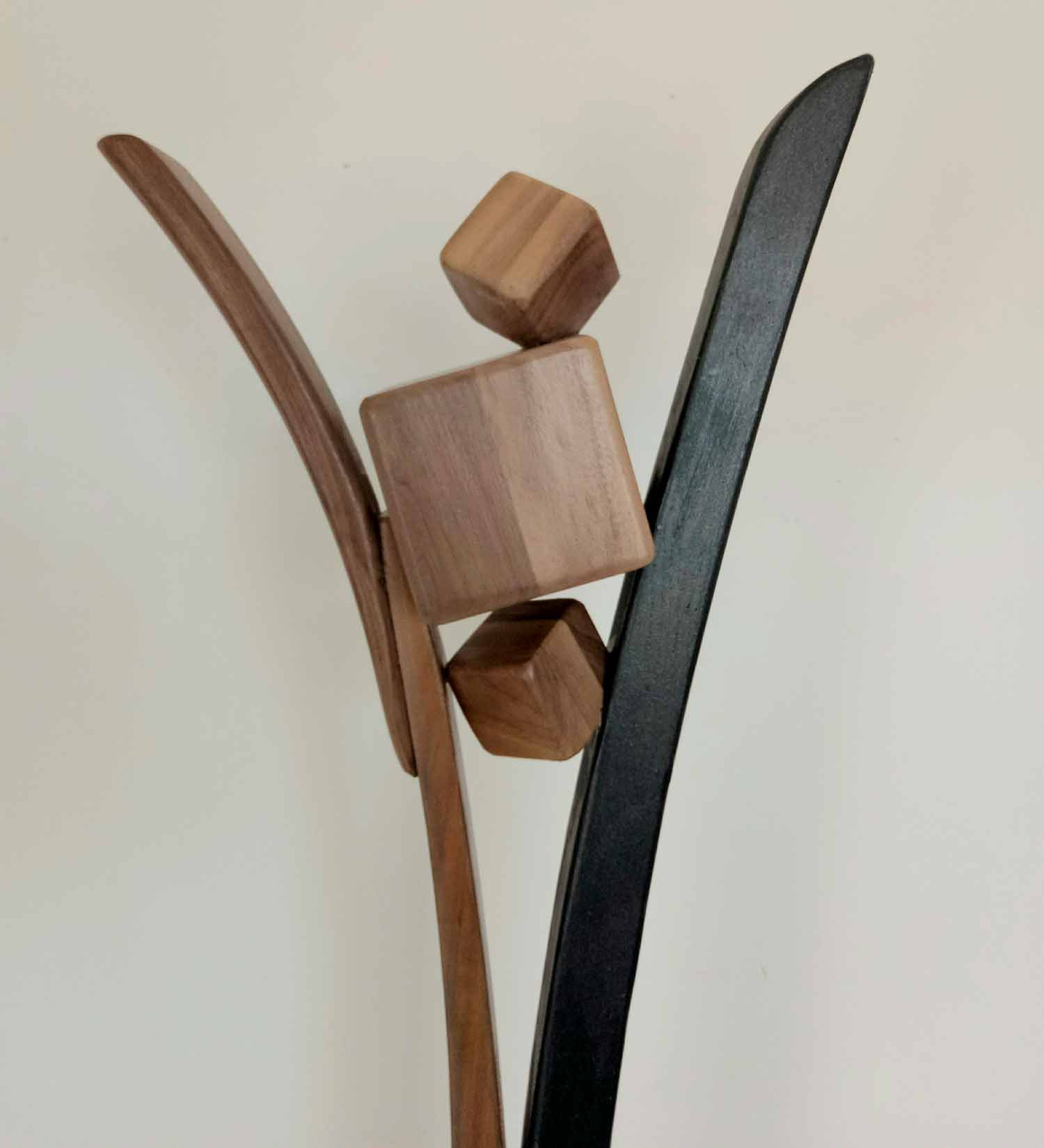A+D Art, Cubismo di noce, sculpture - Artalistic online contemporary art buying and selling gallery