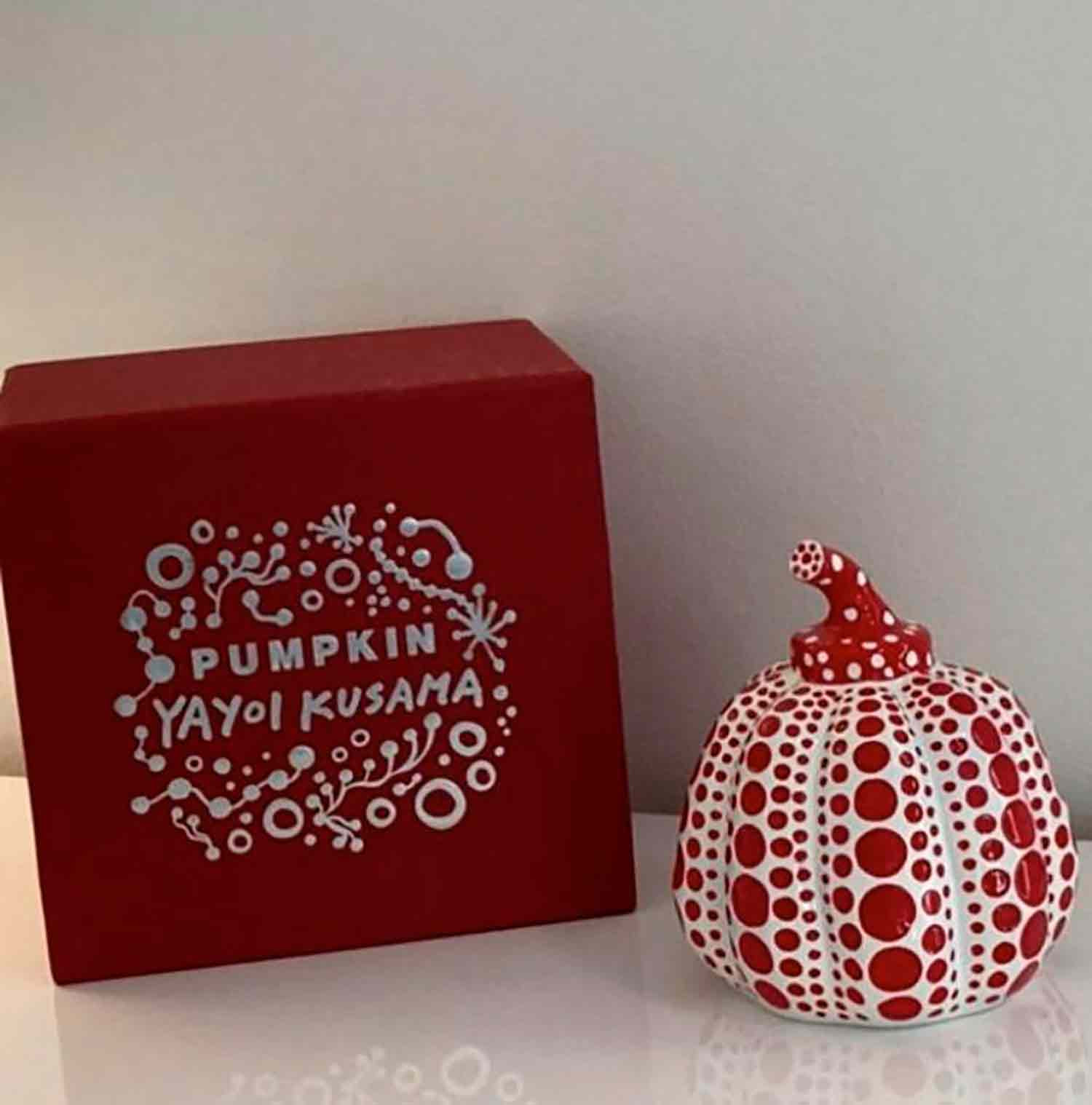 Yayoi Kusama, Pumpkin red, sculpture - Artalistic online contemporary art buying and selling gallery