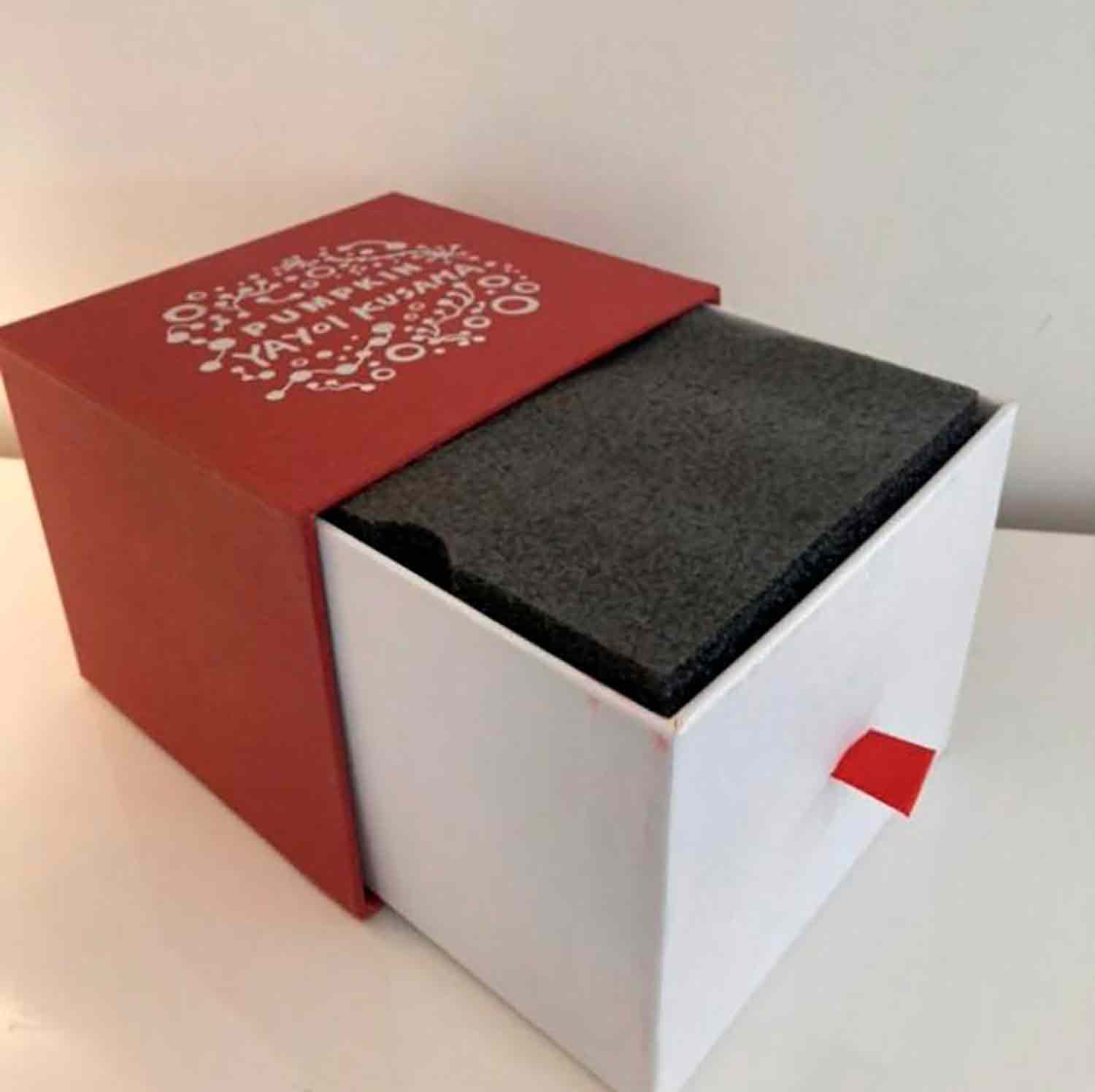 Yayoi Kusama, Pumpkin red, sculpture - Artalistic online contemporary art buying and selling gallery