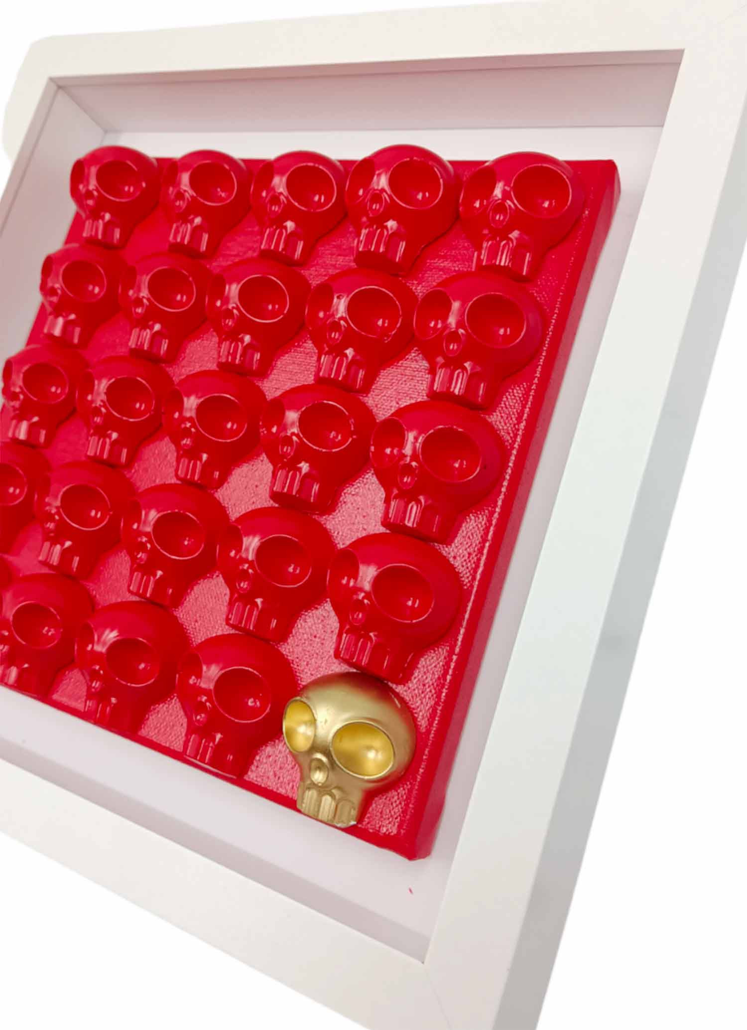 VL, La différence (red), sculpture - Artalistic online contemporary art buying and selling gallery