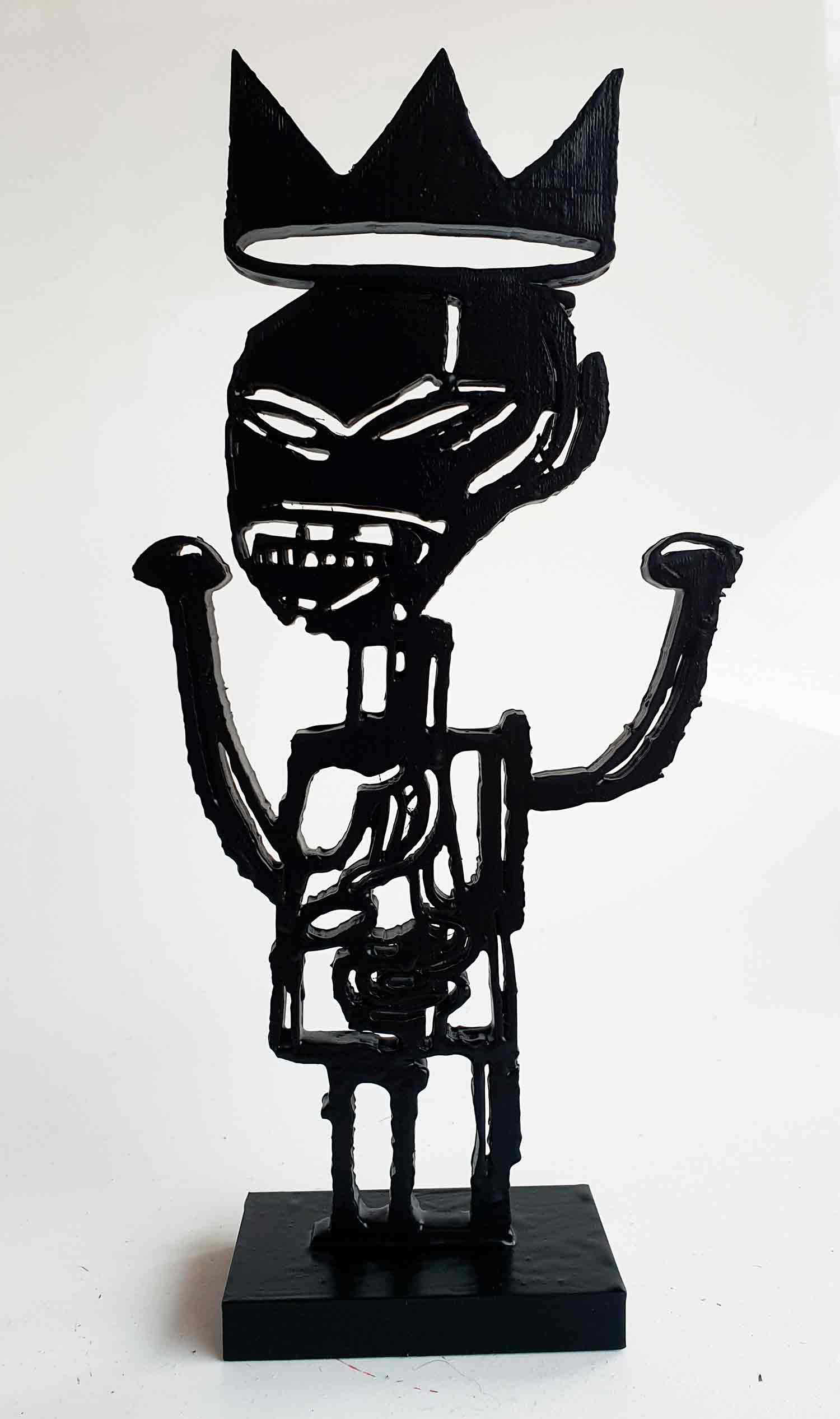 Contemporary Art Sculpture Royal Basquiat Pyb Contemporary art sculpture royal basquiat pyb