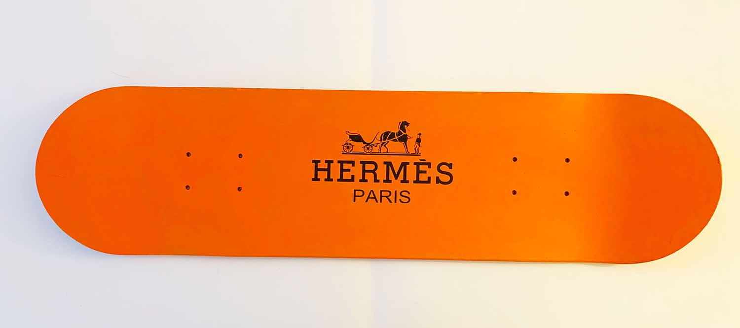 Andrea Van Der Hoeven, Skate Hermès, sculpture - Artalistic online contemporary art buying and selling gallery