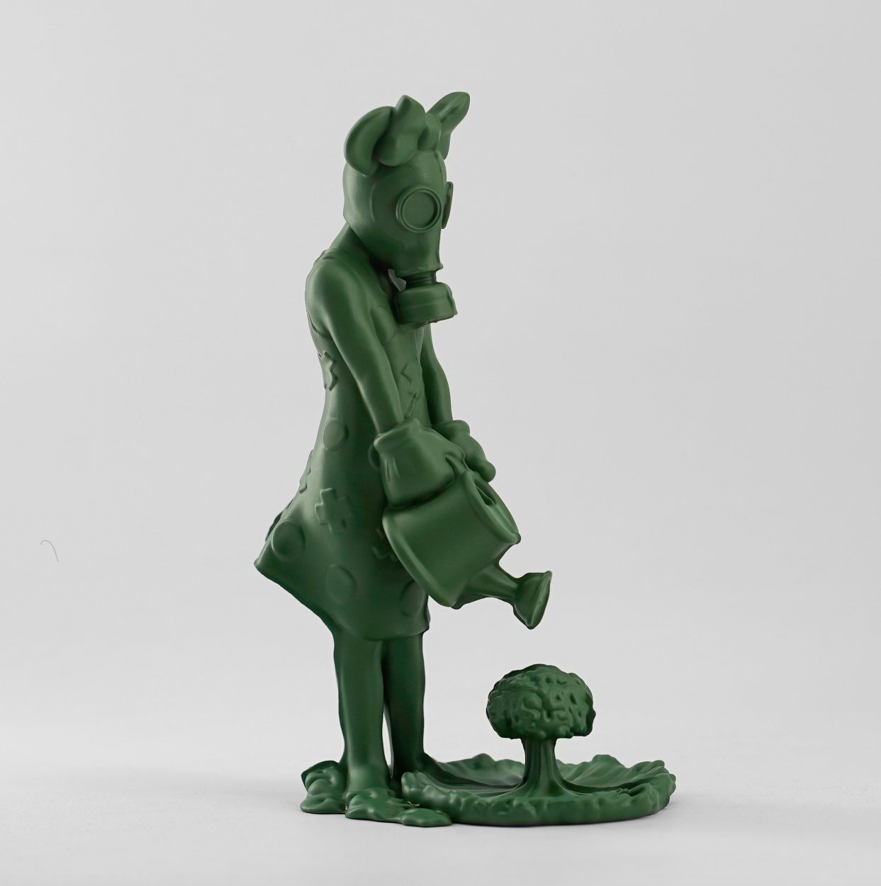 Aspencrow, Toy soldier girl green, sculpture - Artalistic online contemporary art buying and selling gallery