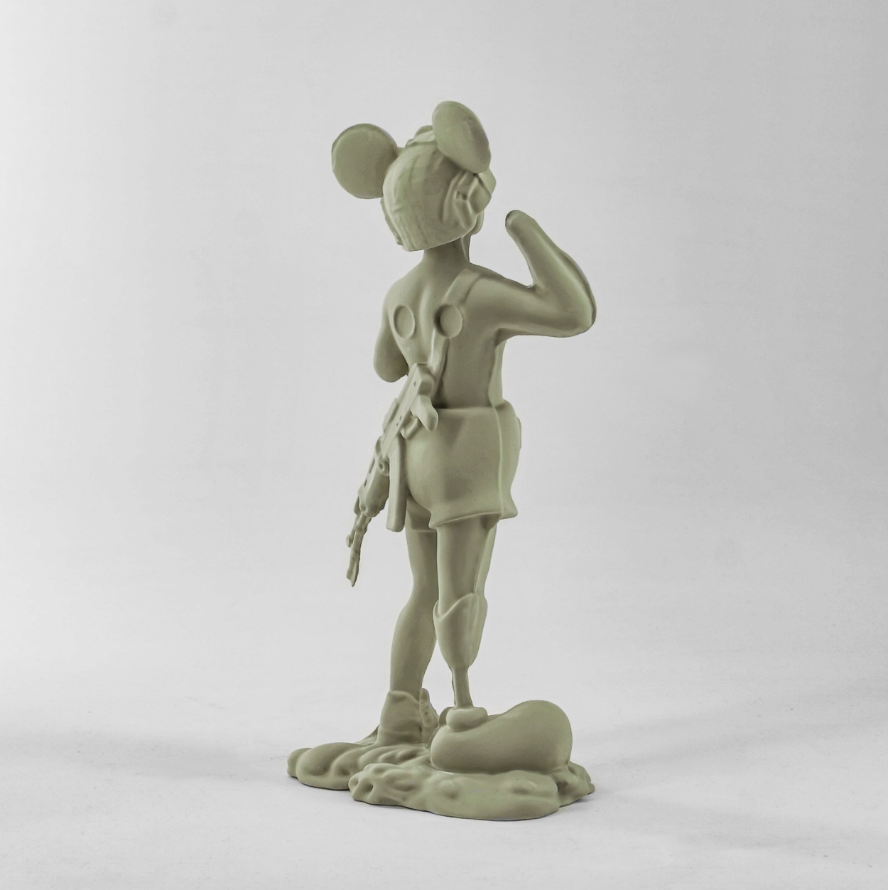 Aspencrow, Toy soldier boy olive, sculpture - Artalistic online contemporary art buying and selling gallery