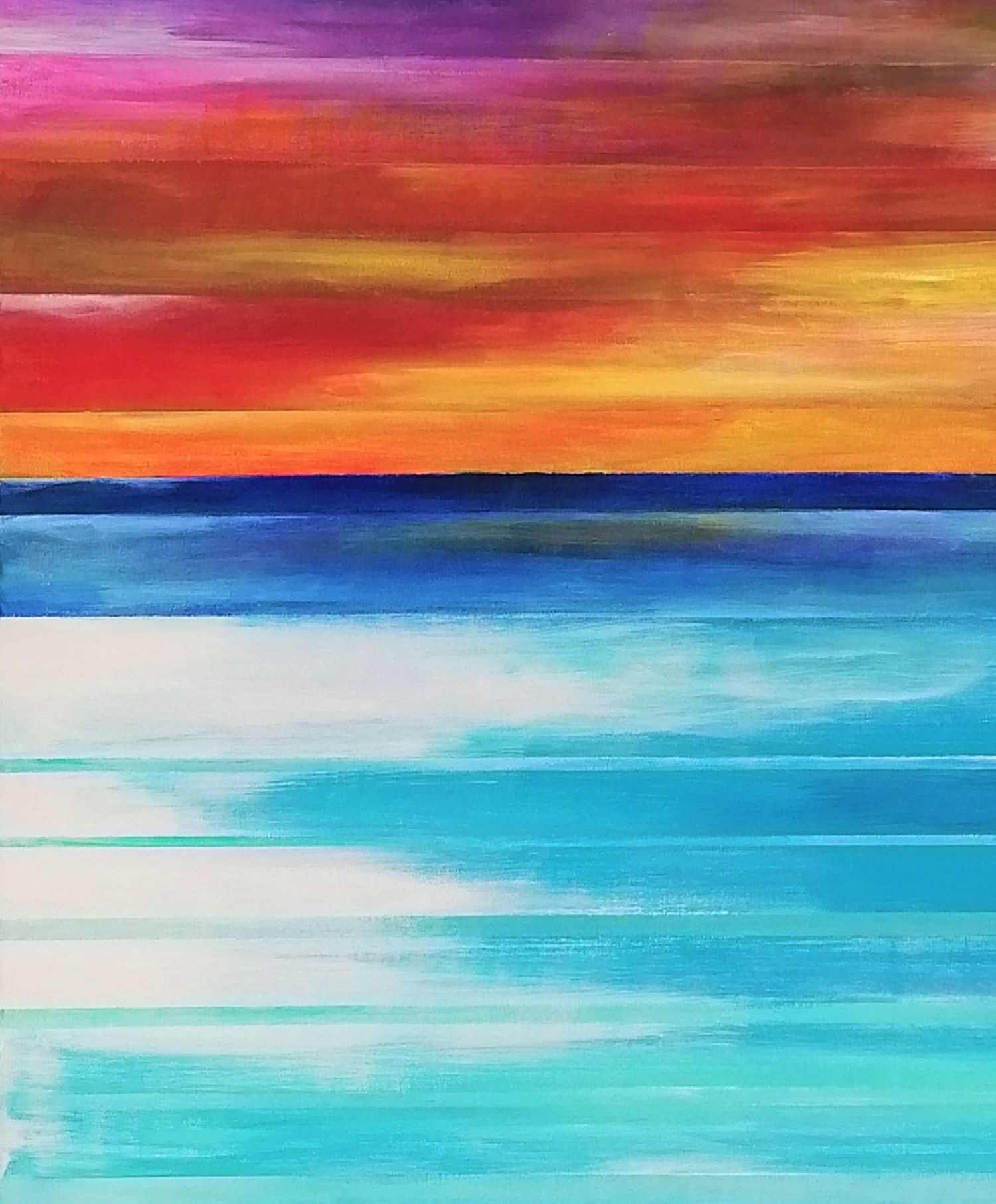 Anne Robin, Sérénité, painting - Artalistic online contemporary art buying and selling gallery