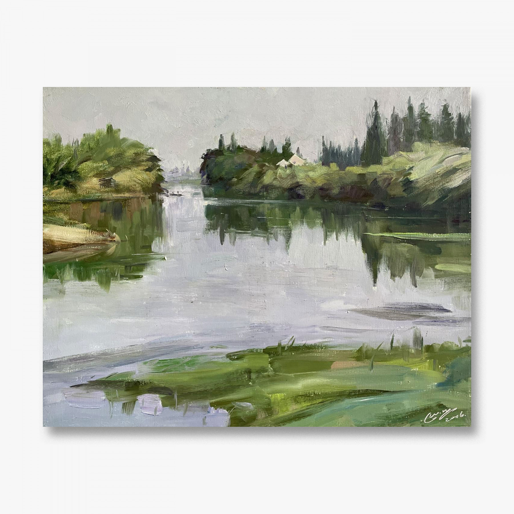 Chen Weinan, Silent flow, painting - Artalistic online contemporary art buying and selling gallery