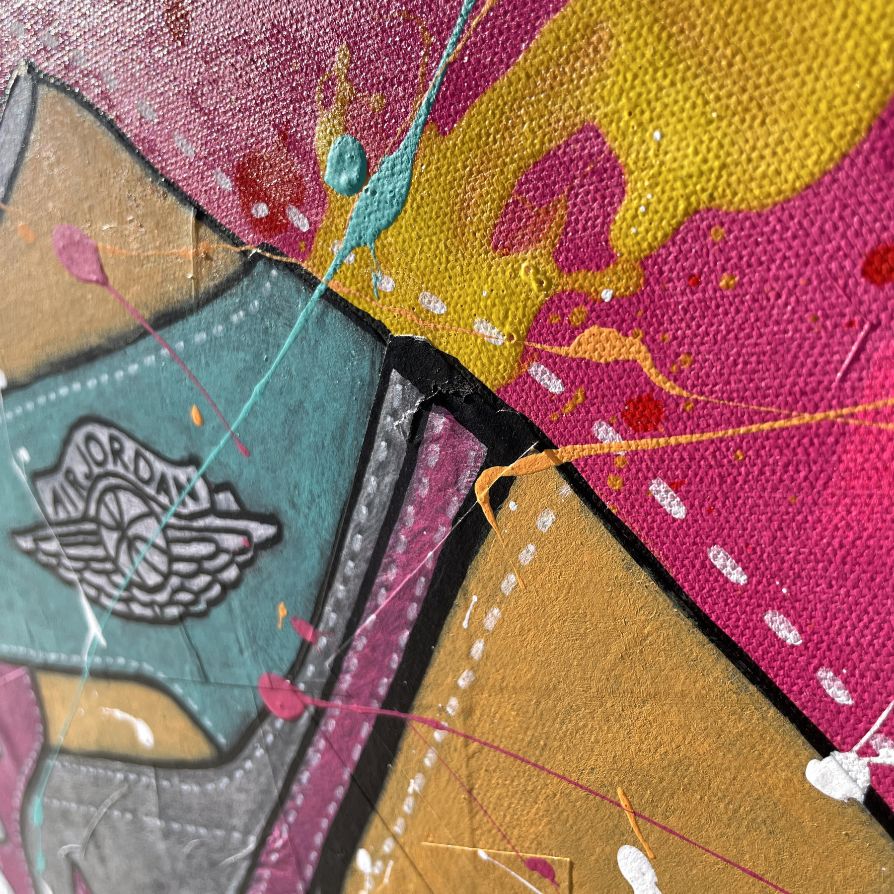 Secam, Sneaker, painting - Artalistic online contemporary art buying and selling gallery