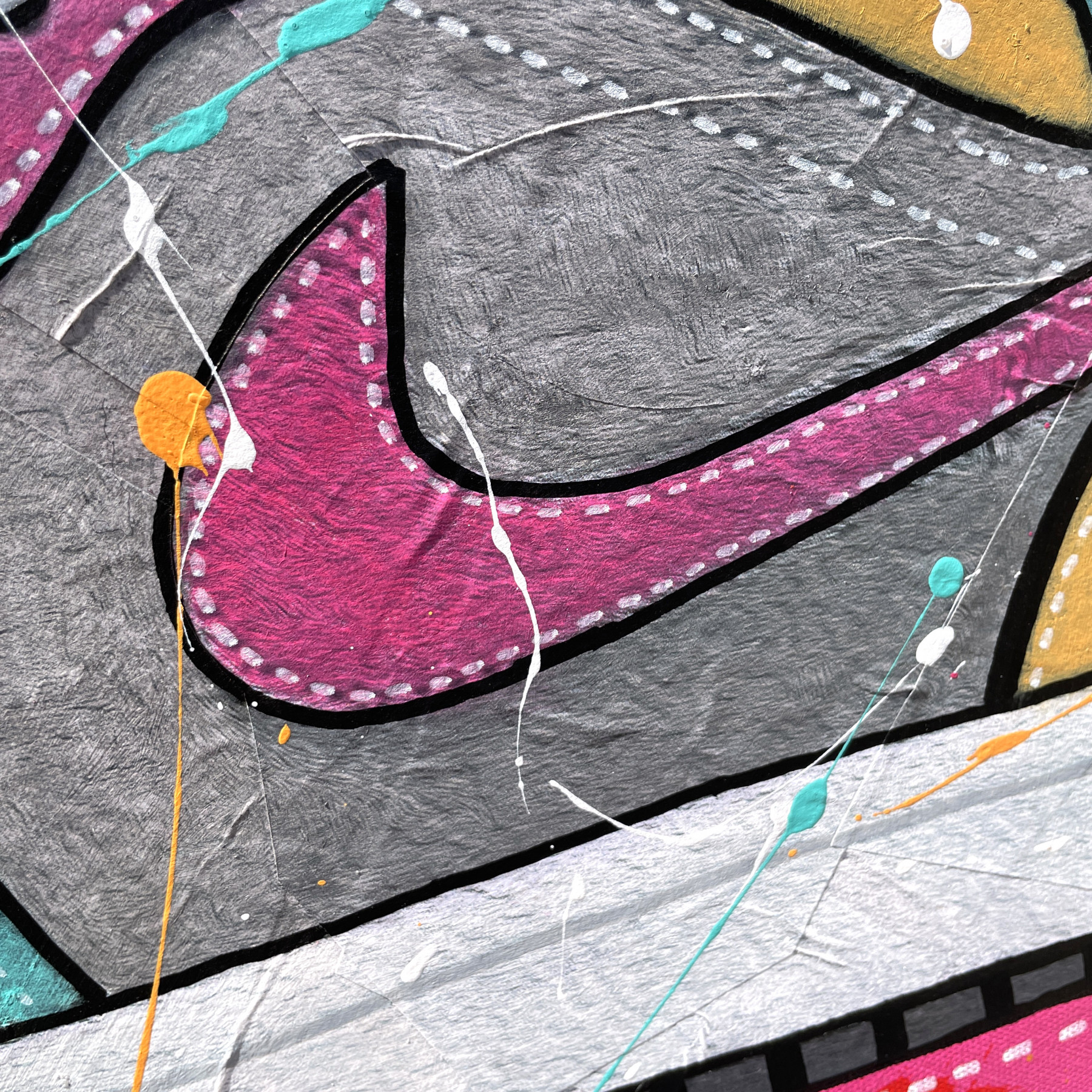 Secam, Sneaker, painting - Artalistic online contemporary art buying and selling gallery