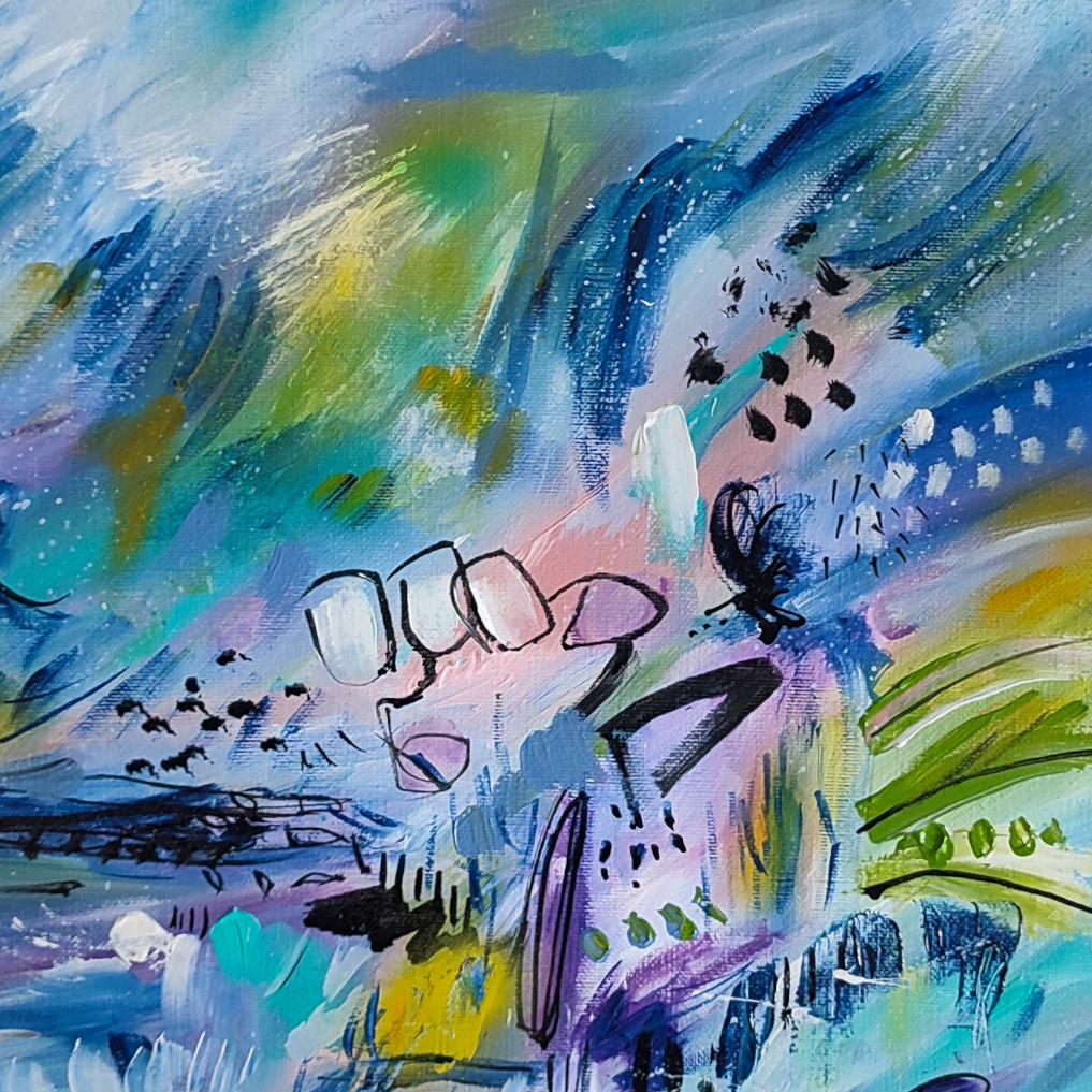 Âme Sauvage, Drôle de monde, painting - Artalistic online contemporary art buying and selling gallery