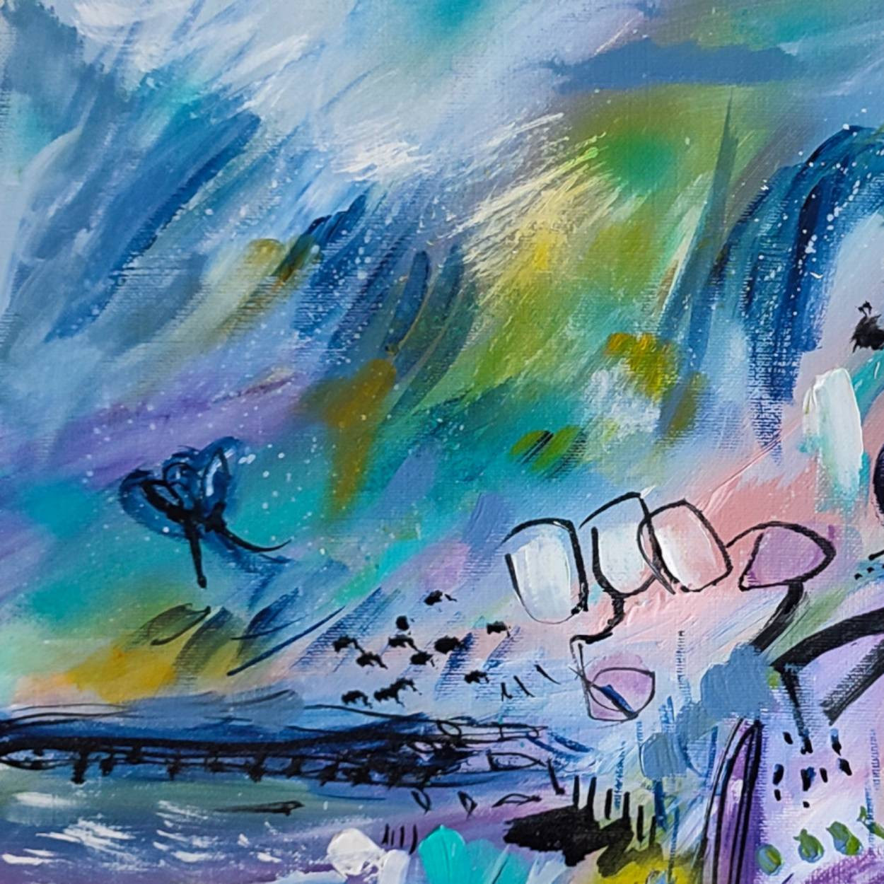 Âme Sauvage, Drôle de monde, painting - Artalistic online contemporary art buying and selling gallery