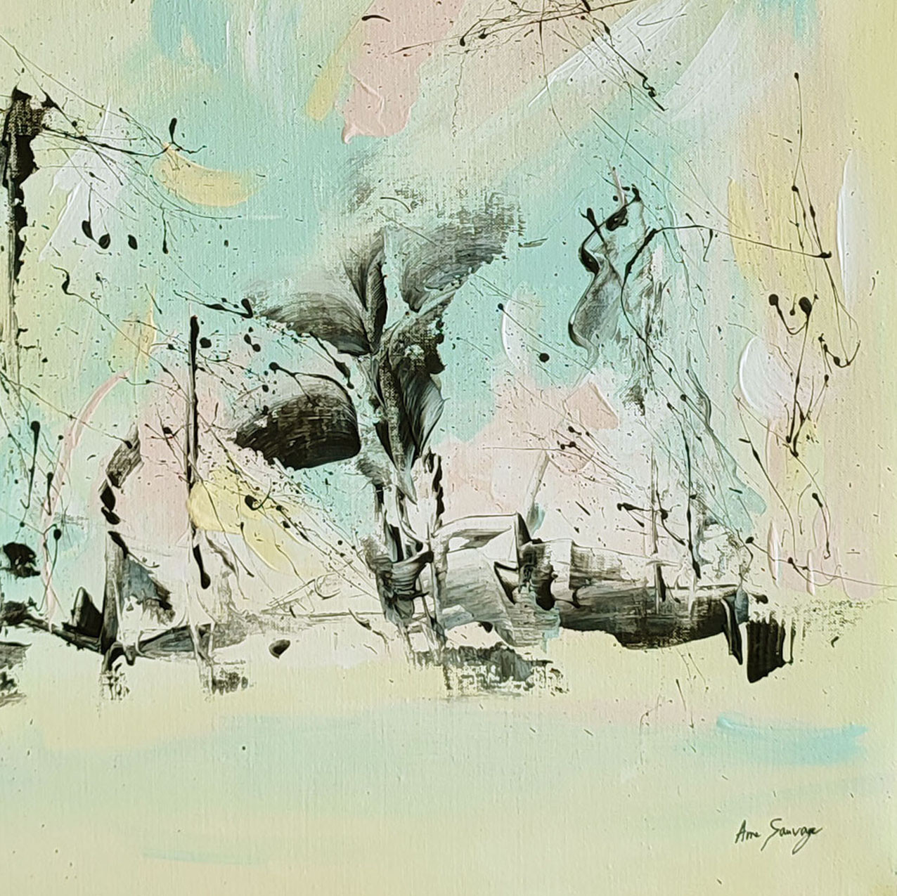 Âme Sauvage, Ombres et pastels, painting - Artalistic online contemporary art buying and selling gallery