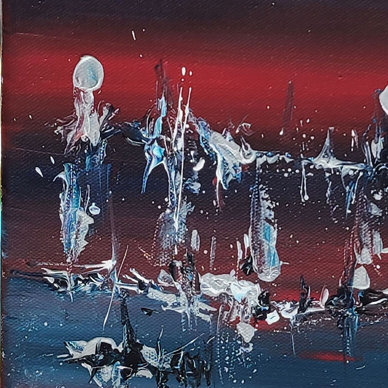 Âme Sauvage, Neige en pleine chaleur, painting - Artalistic online contemporary art buying and selling gallery