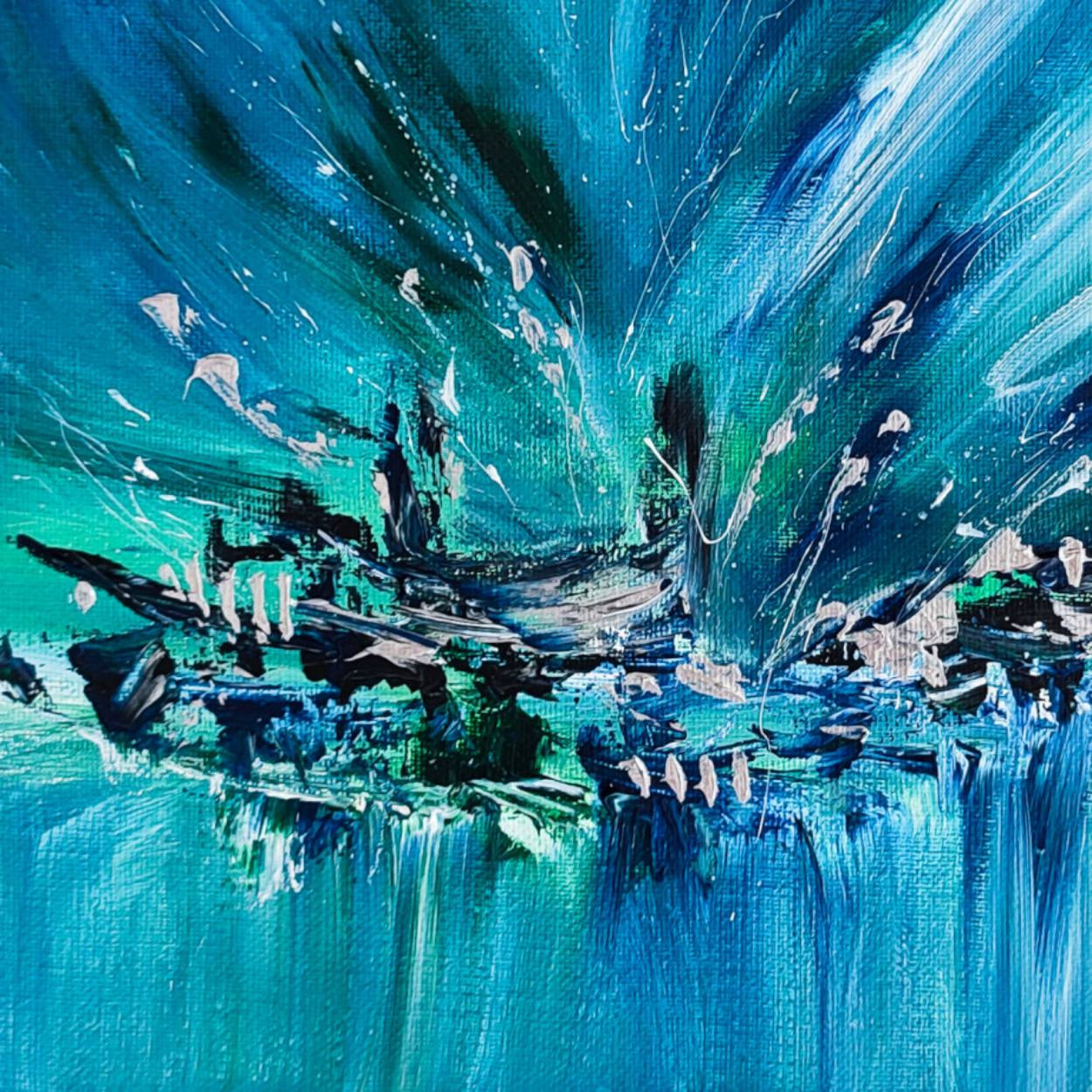 Âme Sauvage, Les enfants du monde boréal, painting - Artalistic online contemporary art buying and selling gallery