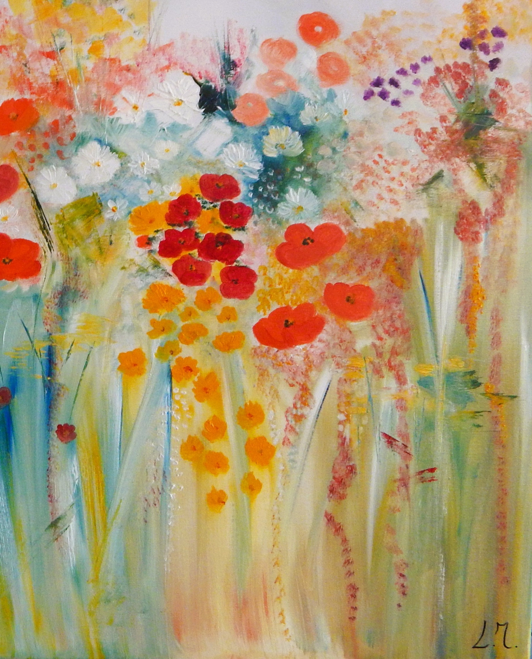 Lydie Massou, tendresse, painting - Artalistic online contemporary art buying and selling gallery
