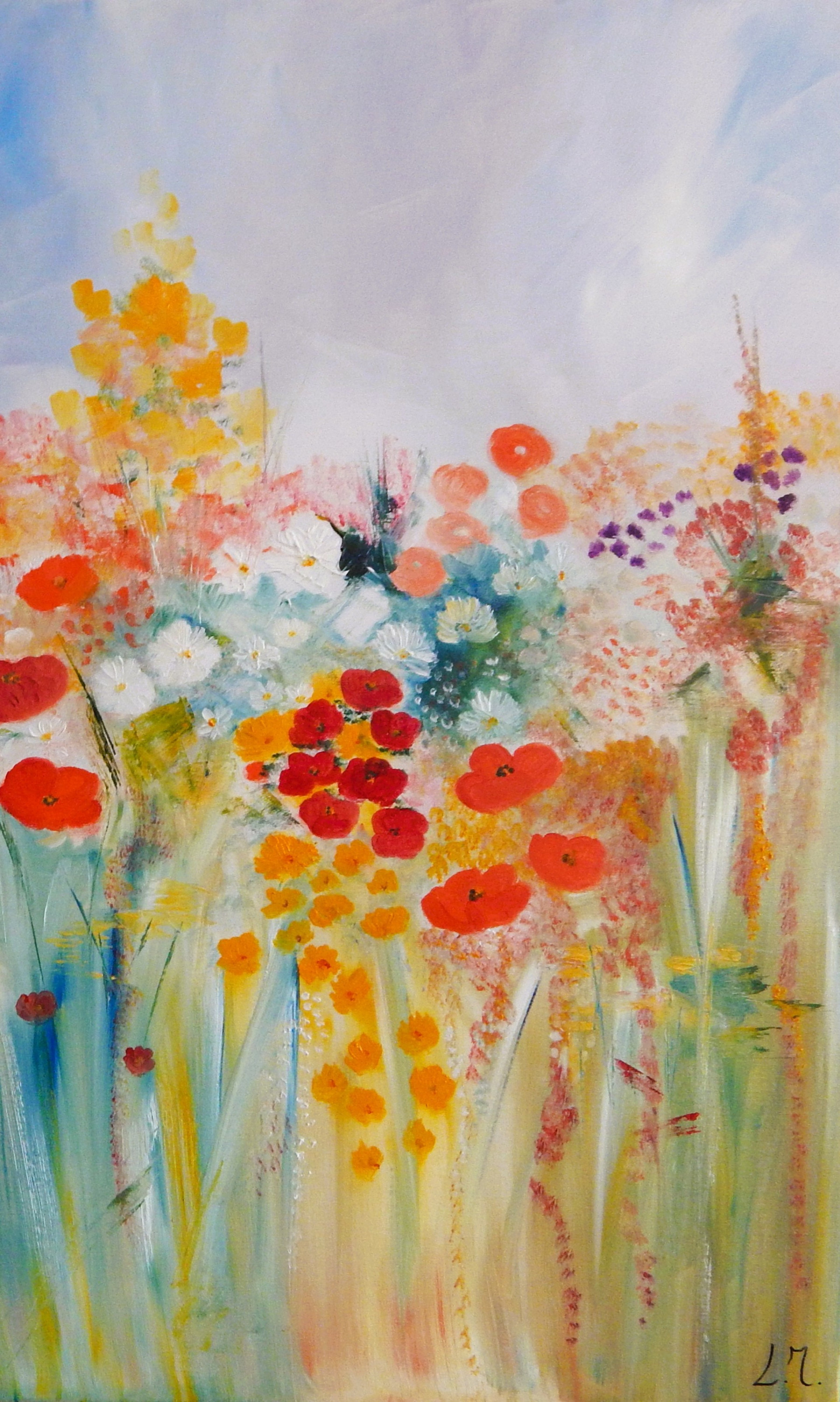 Lydie Massou, tendresse, painting - Artalistic online contemporary art buying and selling gallery