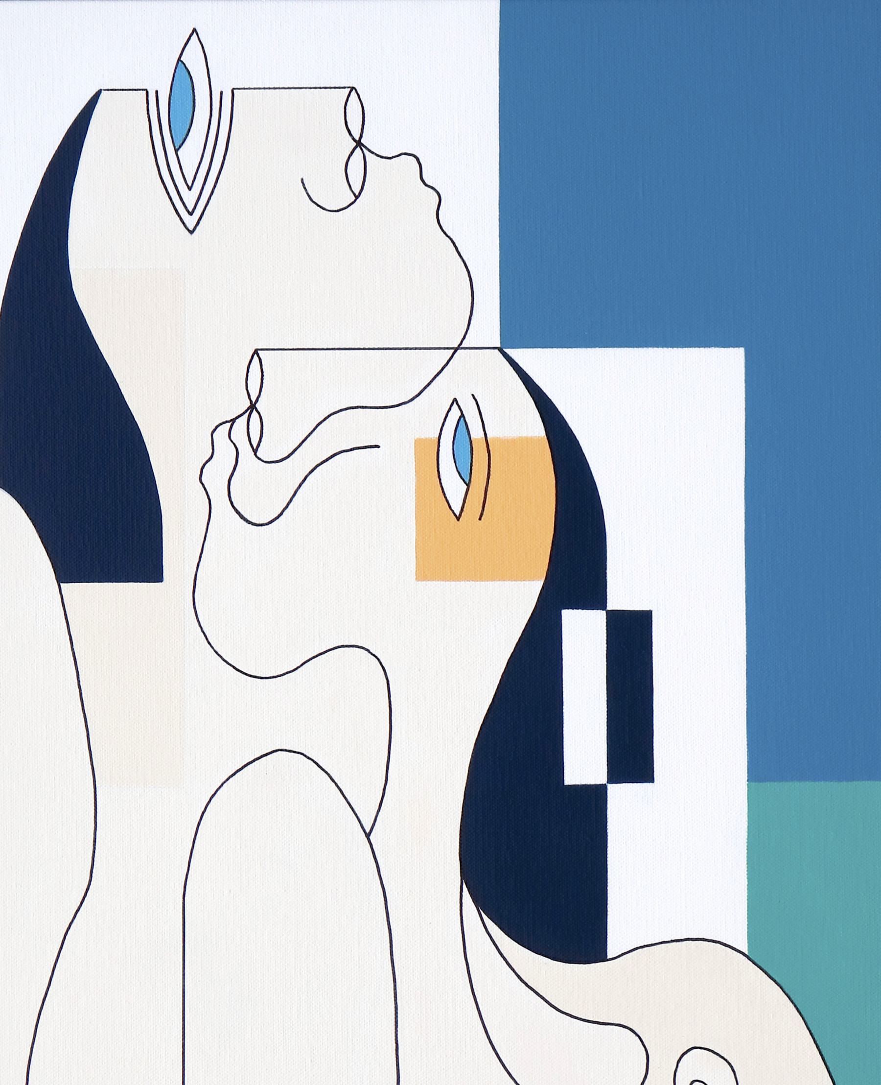 Hildegarde Handsaeme, A Symphony of tenderness and Serenity, painitng - Artalistic online contemporary art buying and selling gallery